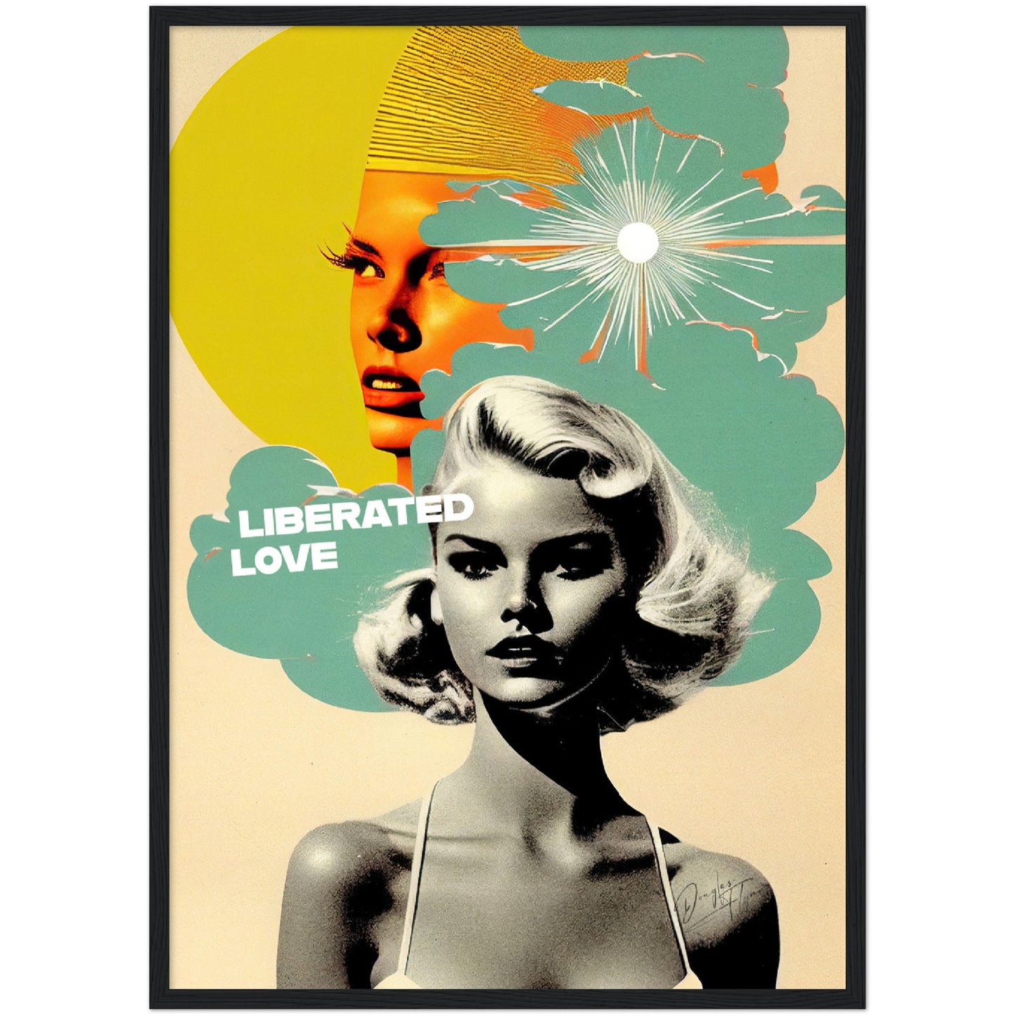 »Liberated Love«retro poster