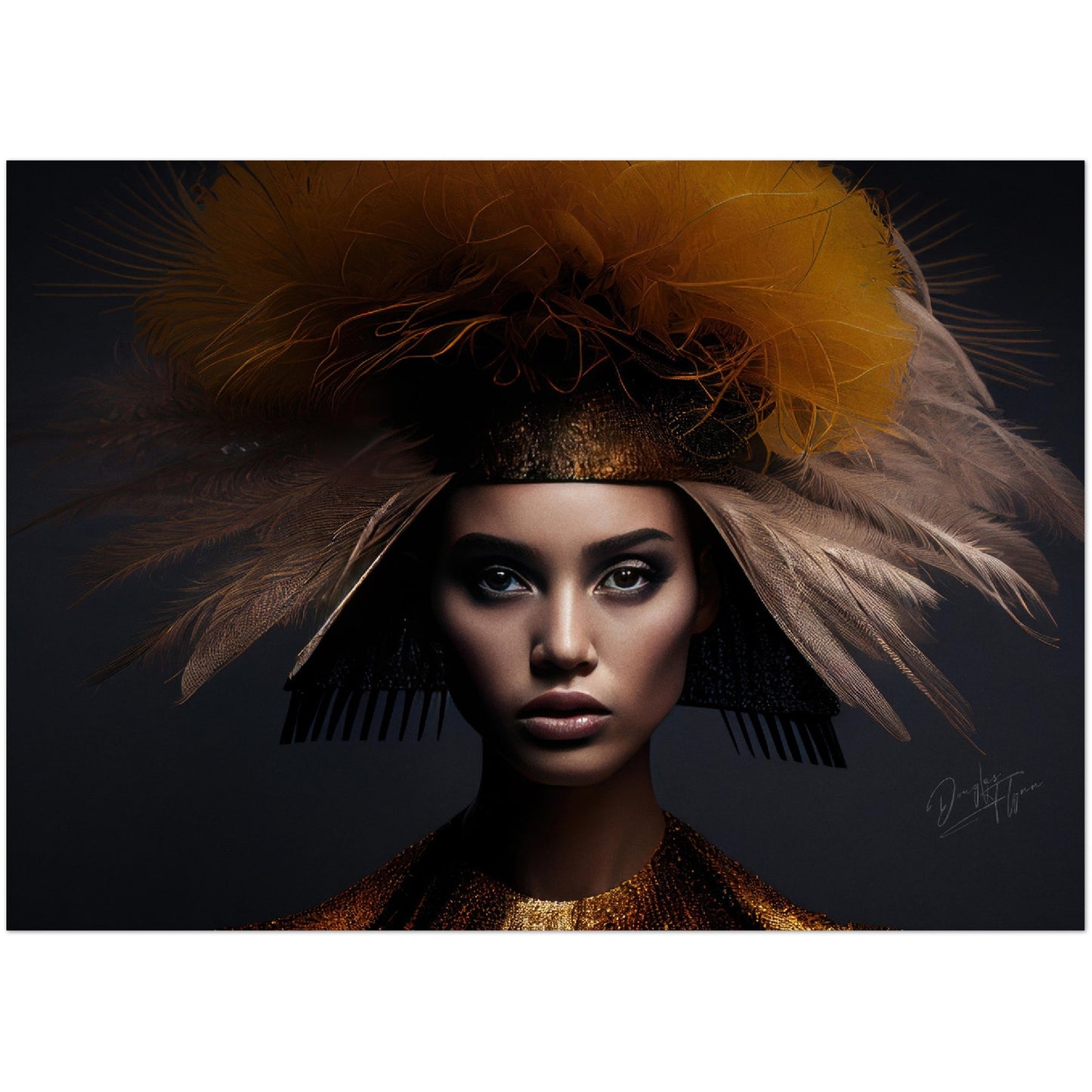 »Glorious Glamour« retro poster