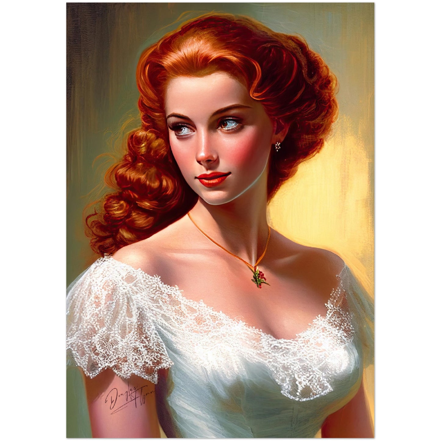»Romance and Love« retro poster