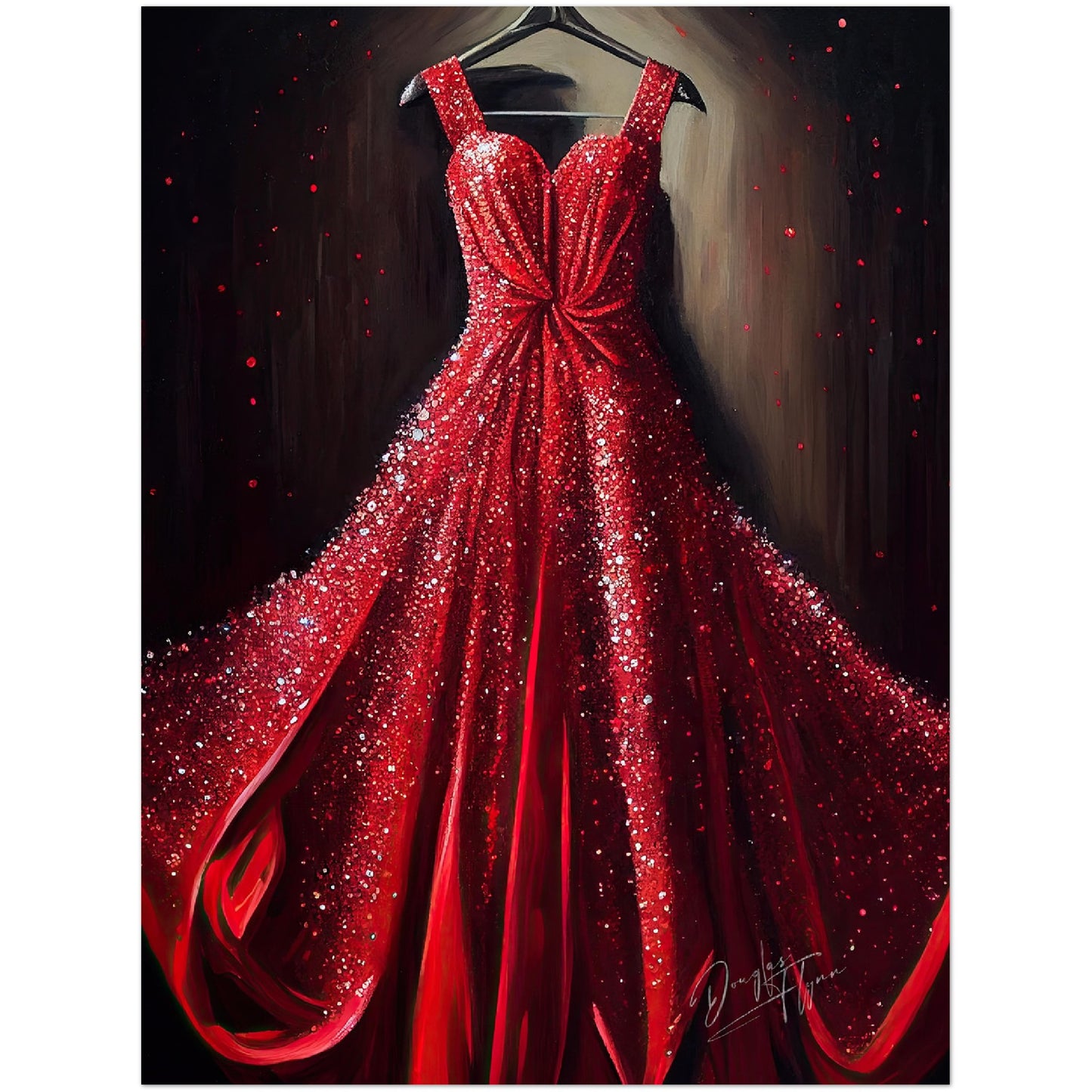 »Fiery Ruby Dress«