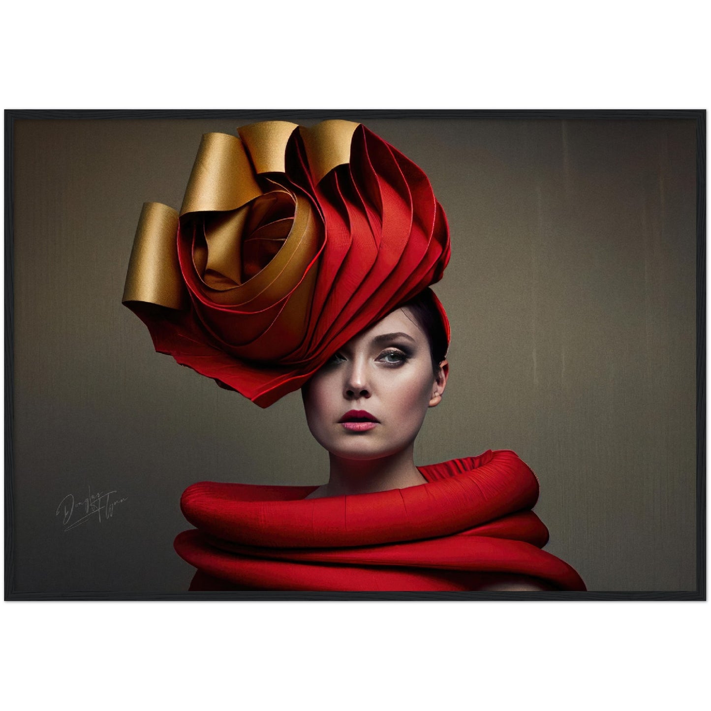 »Fiery Fashion« retro poster