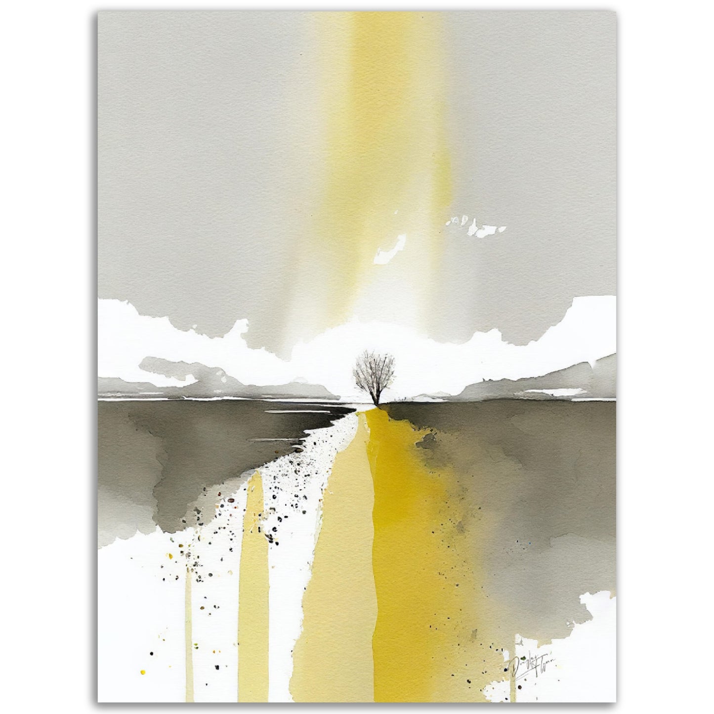 »After the Rain« retro poster