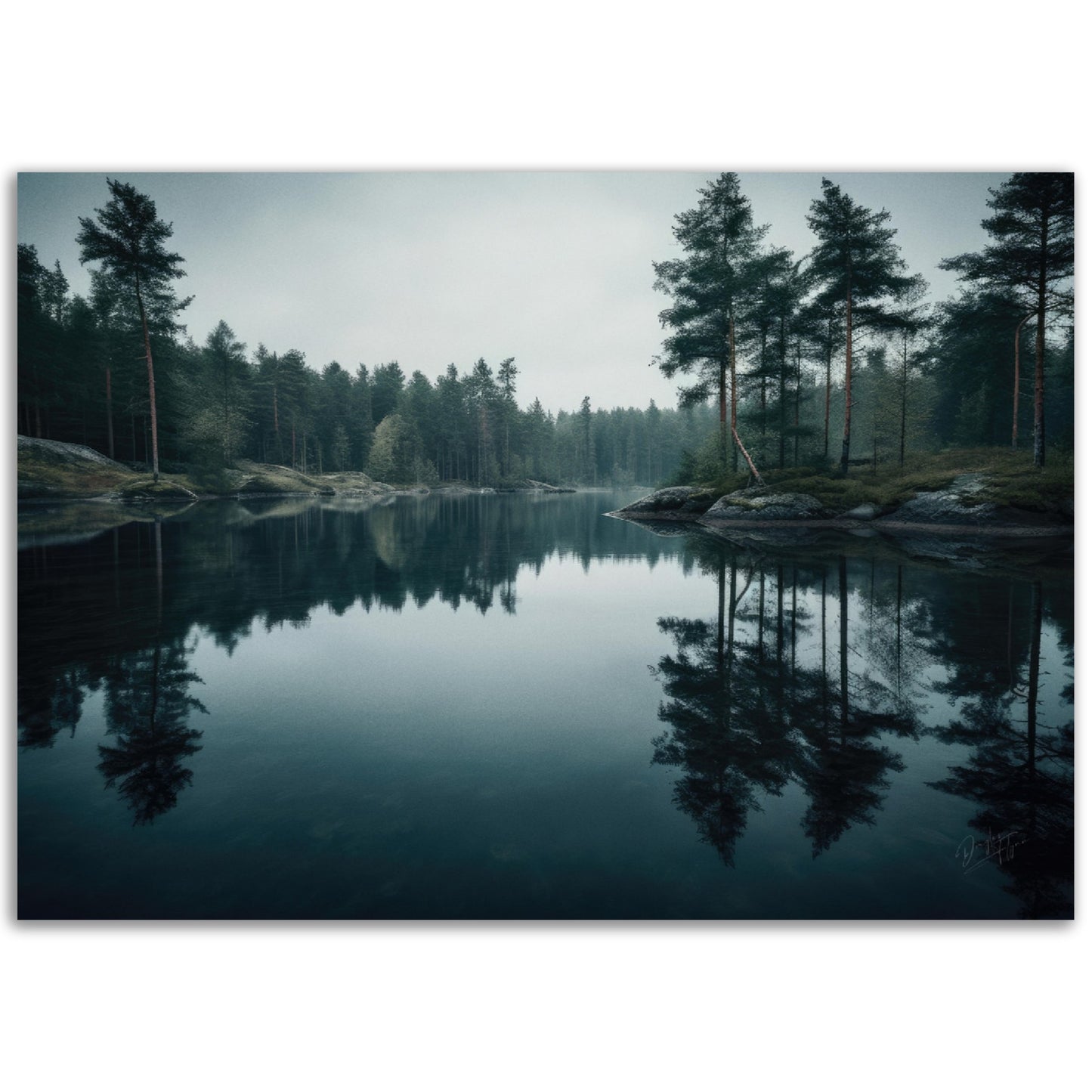 »Veiled Moments of Grace« landskapsposter