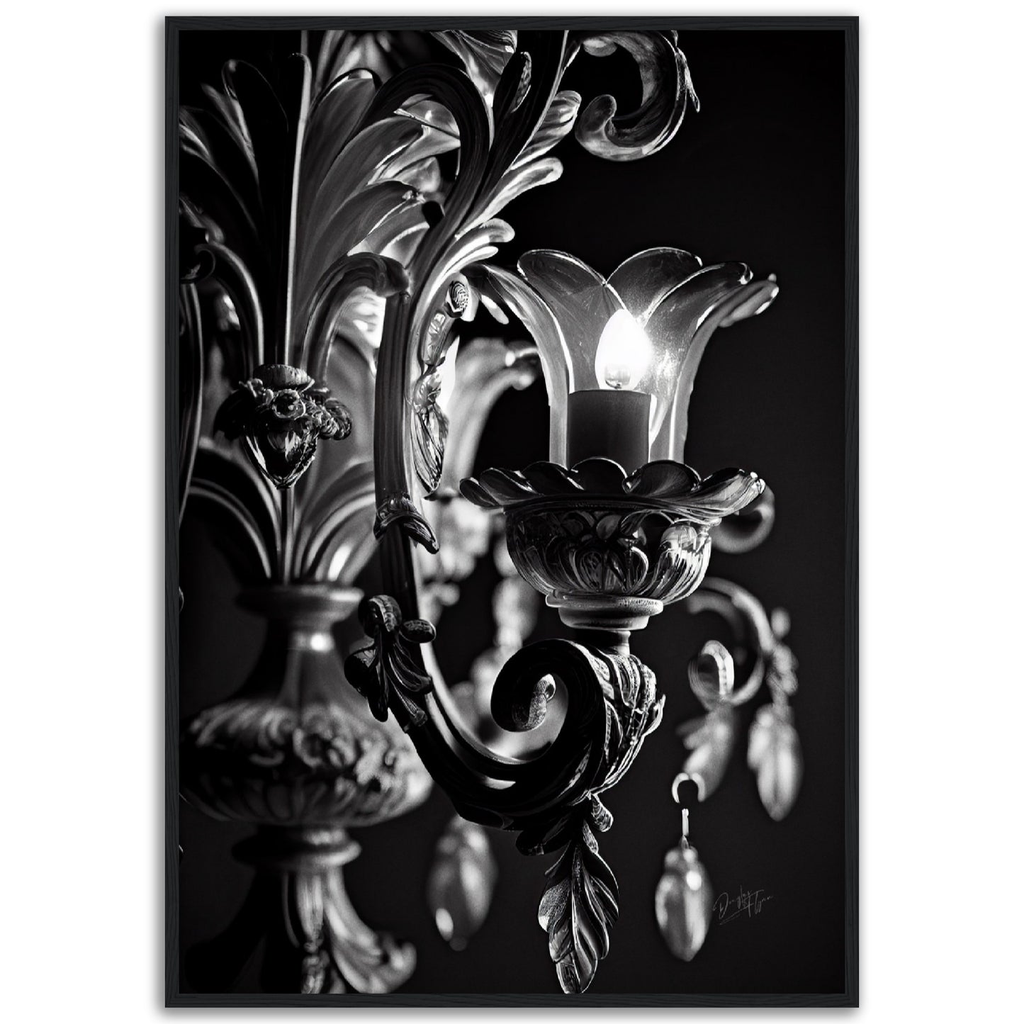 »Chandelier Reflections« poster