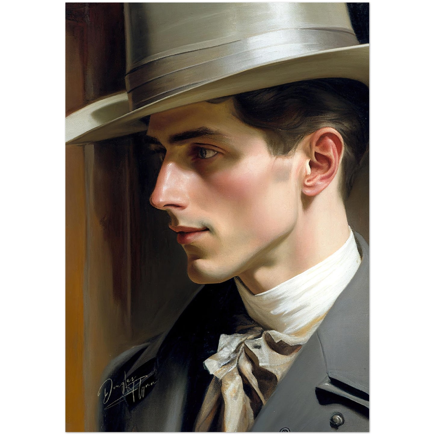 »Dashing Hat Man«retro poster