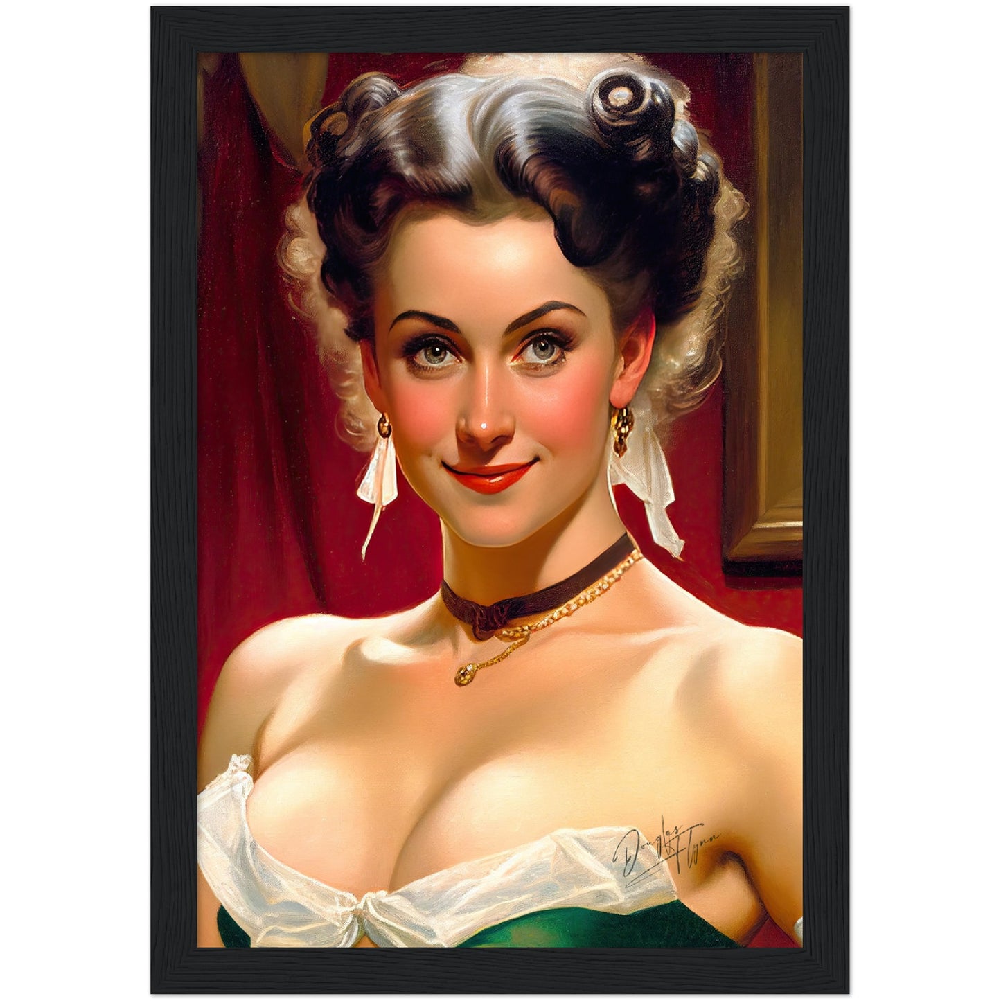 »Pearl Paradise« retro poster