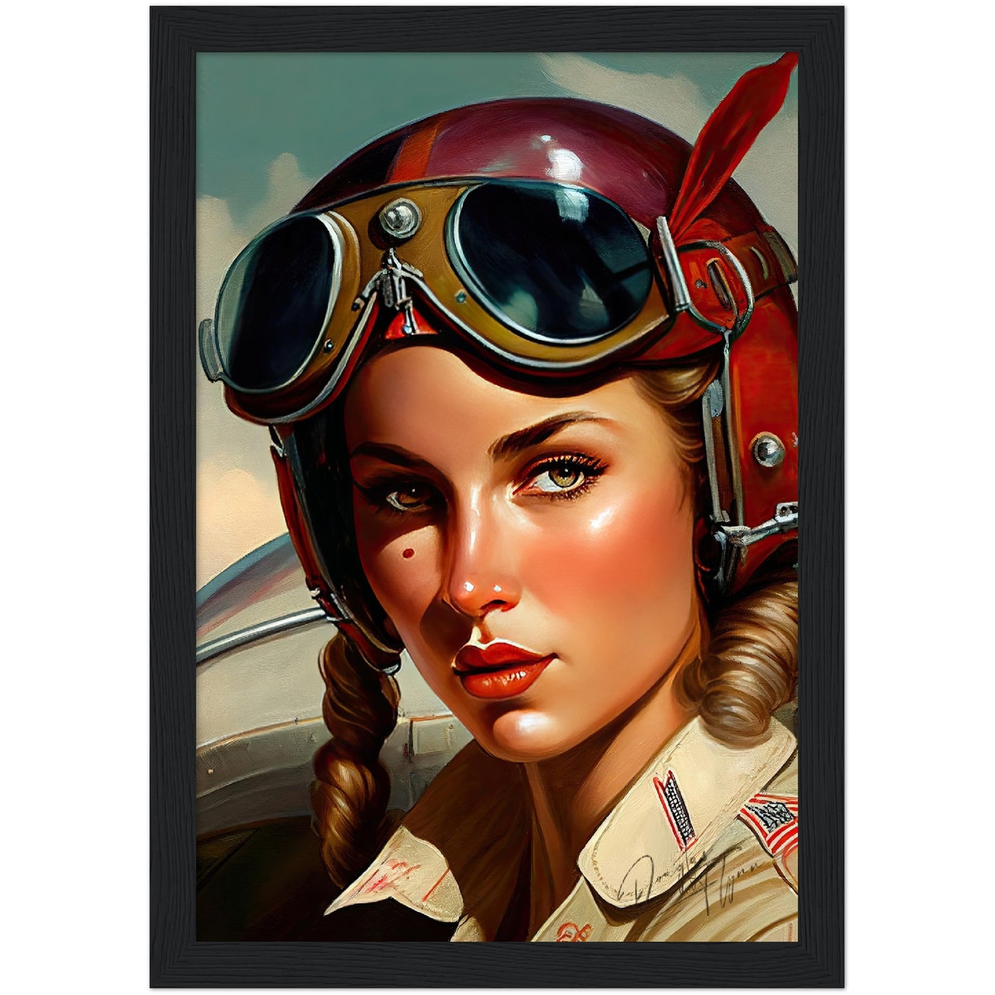 »My guns are hot« retro poster