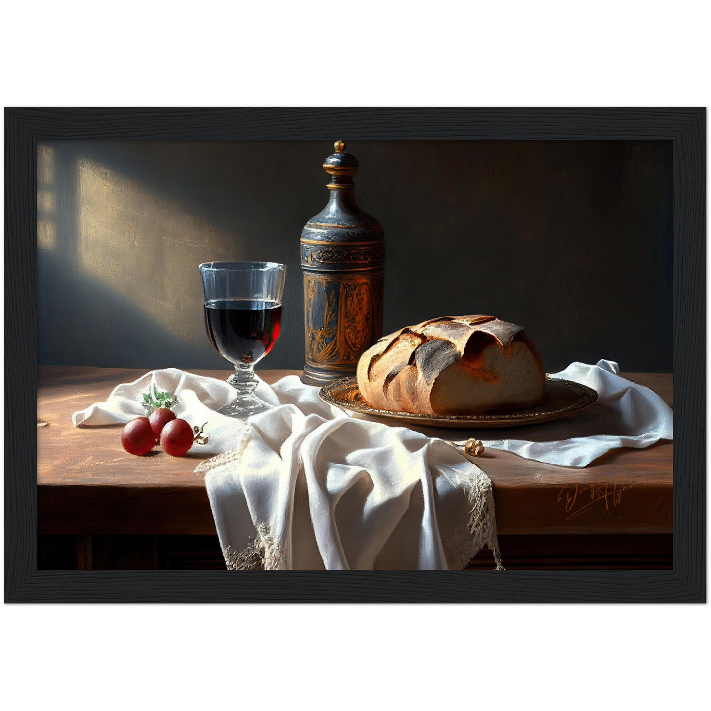 »Meal for the soul« retro poster