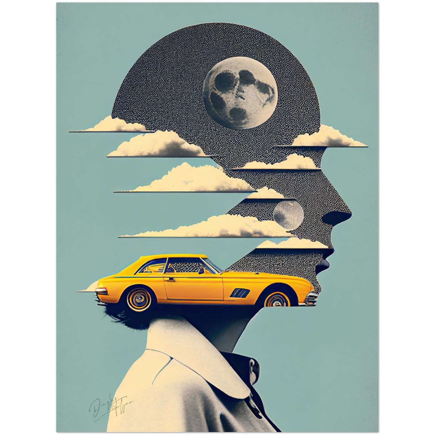 »The Curious Case of the Nonexistent« retro poster