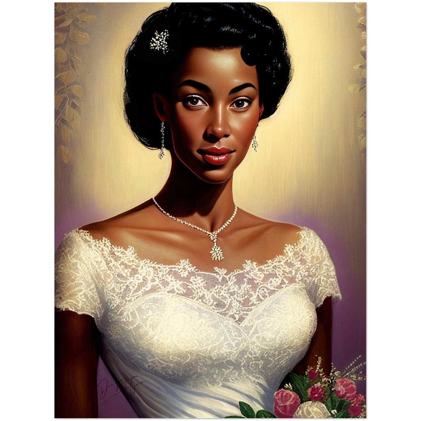 »Wedding Romance« retro poster