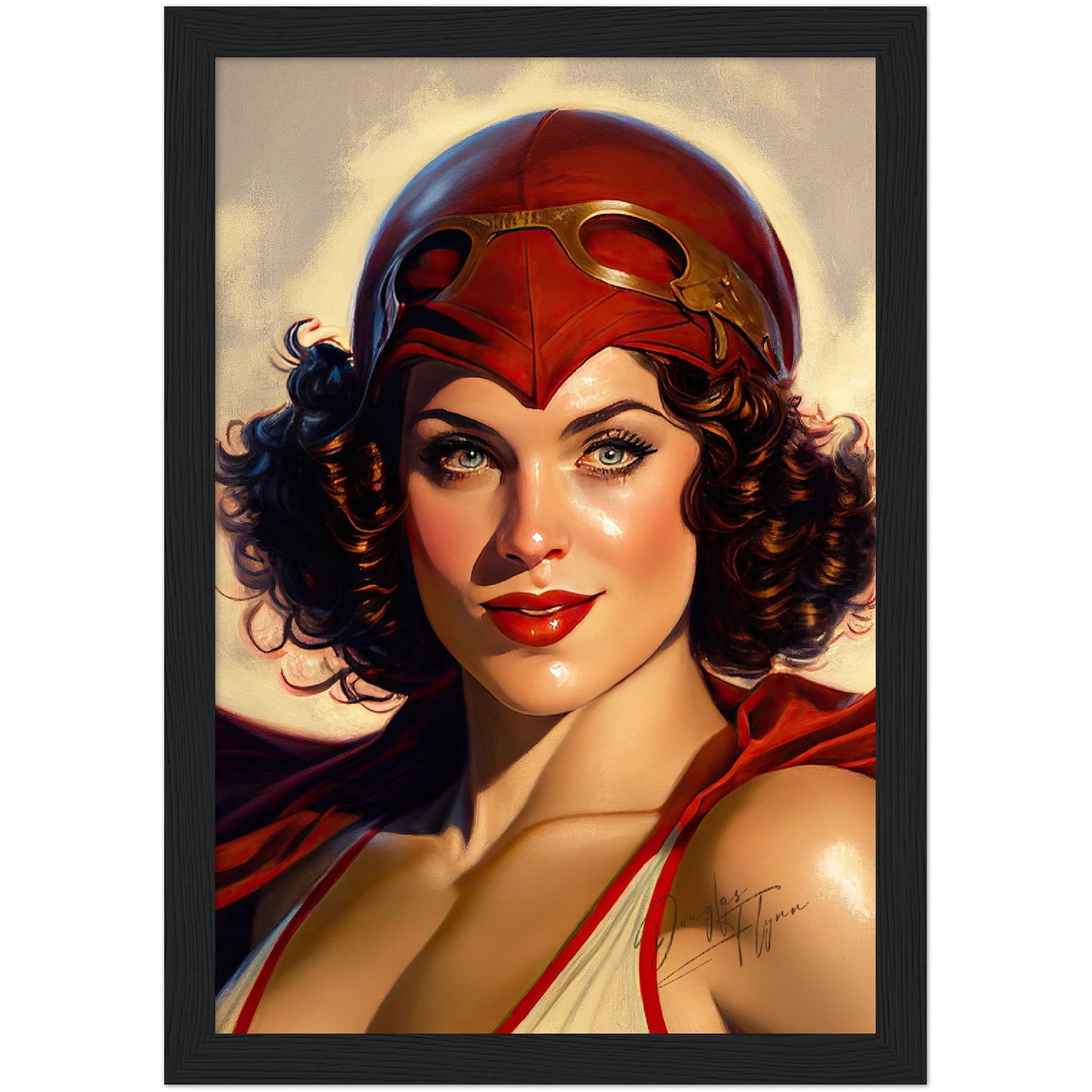 »The Scarlet Sentinel« retro poster