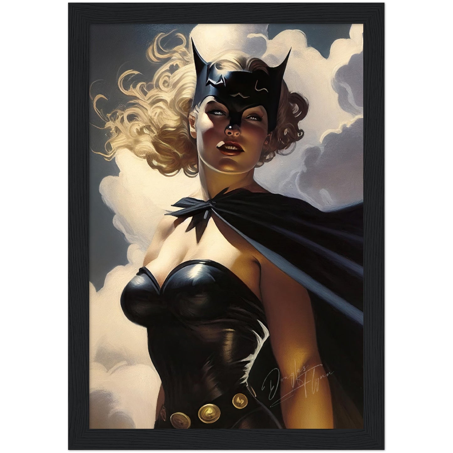 »Miss Mystery« retro poster