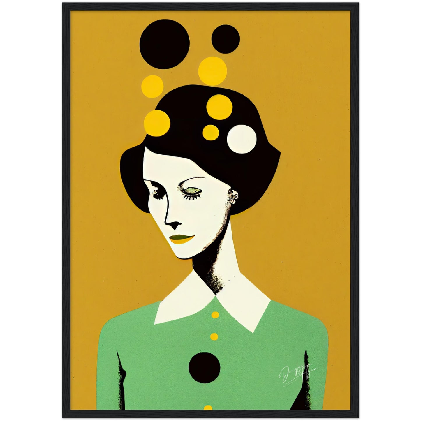 »The Woman in My Live« retro poster