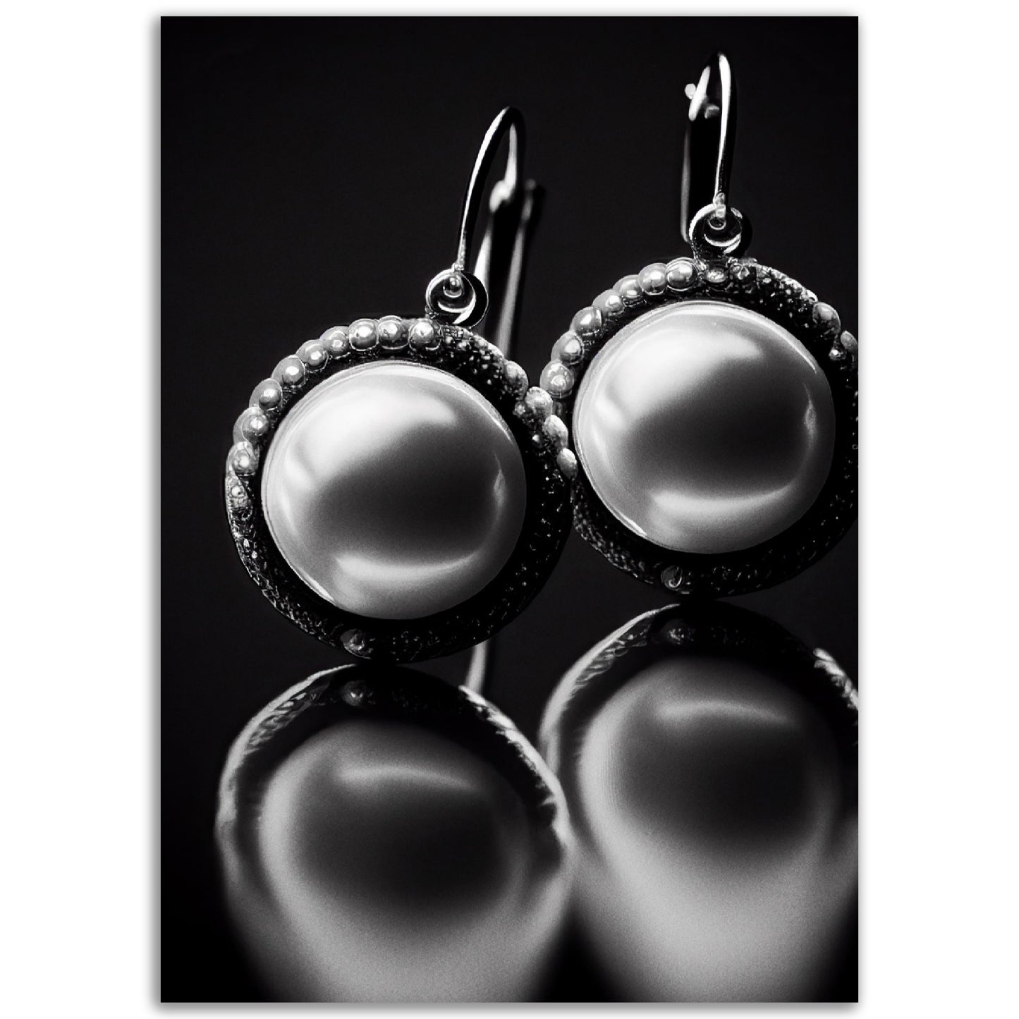 »Texture and Pearls« poster