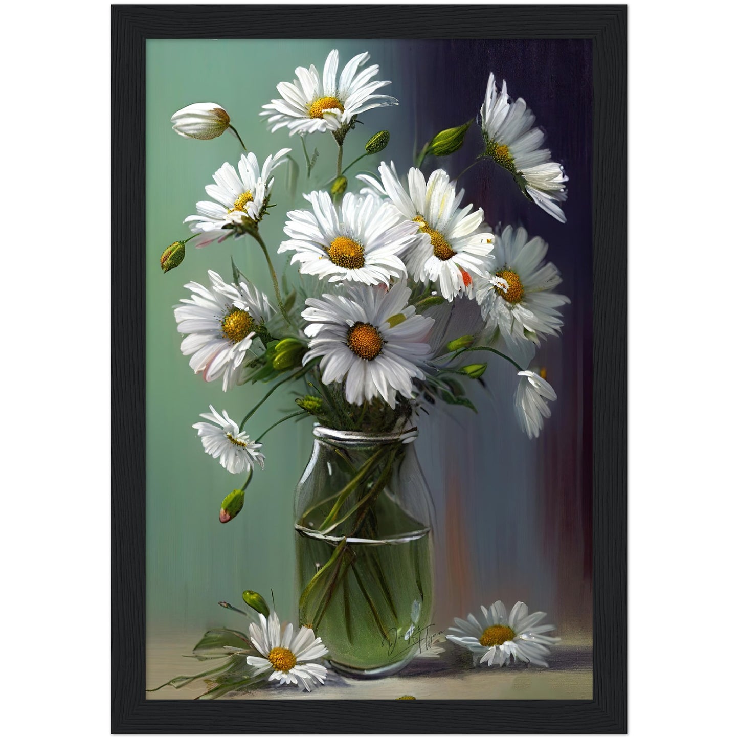 »Elegant Blooms« retro poster
