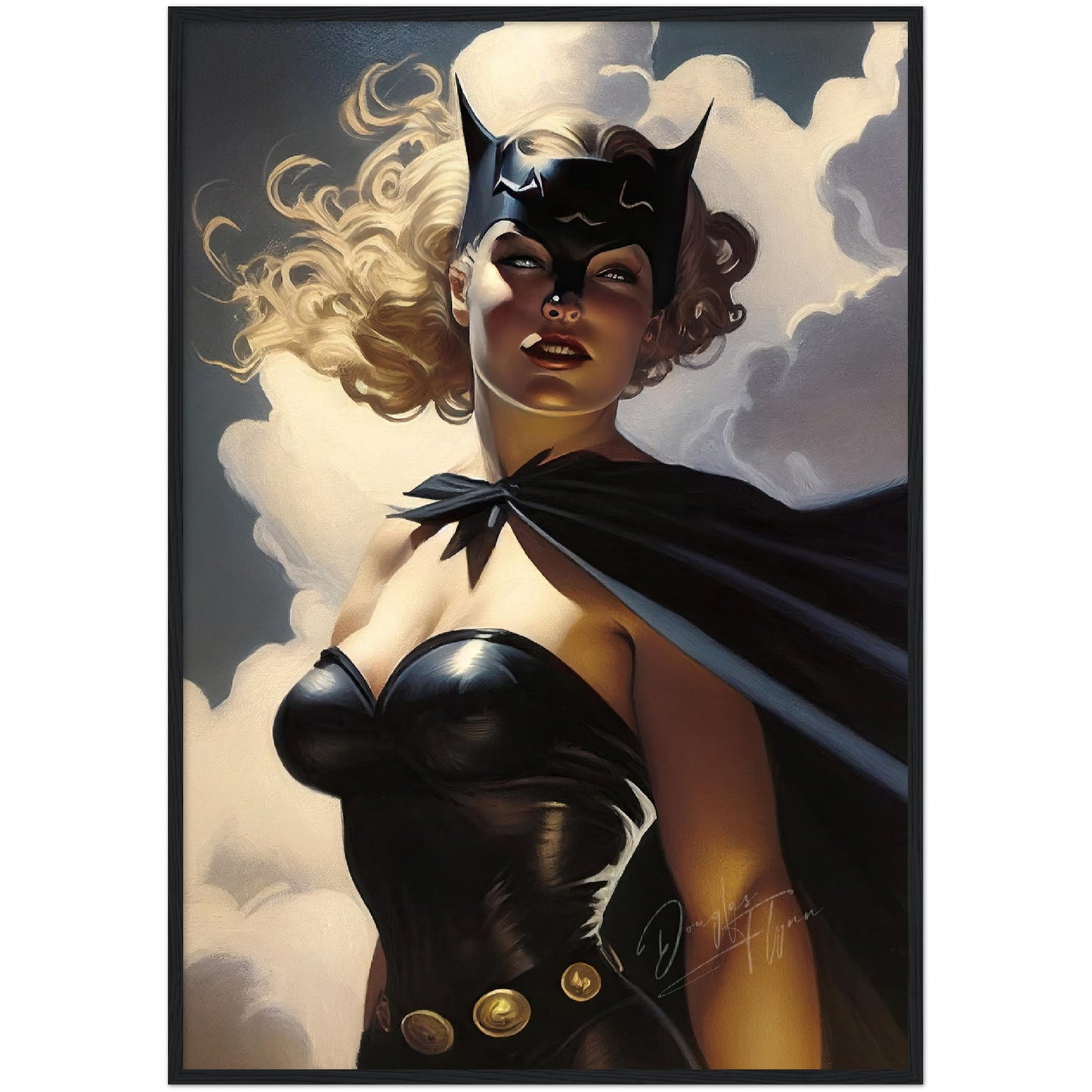 »Miss Mystery« retro poster