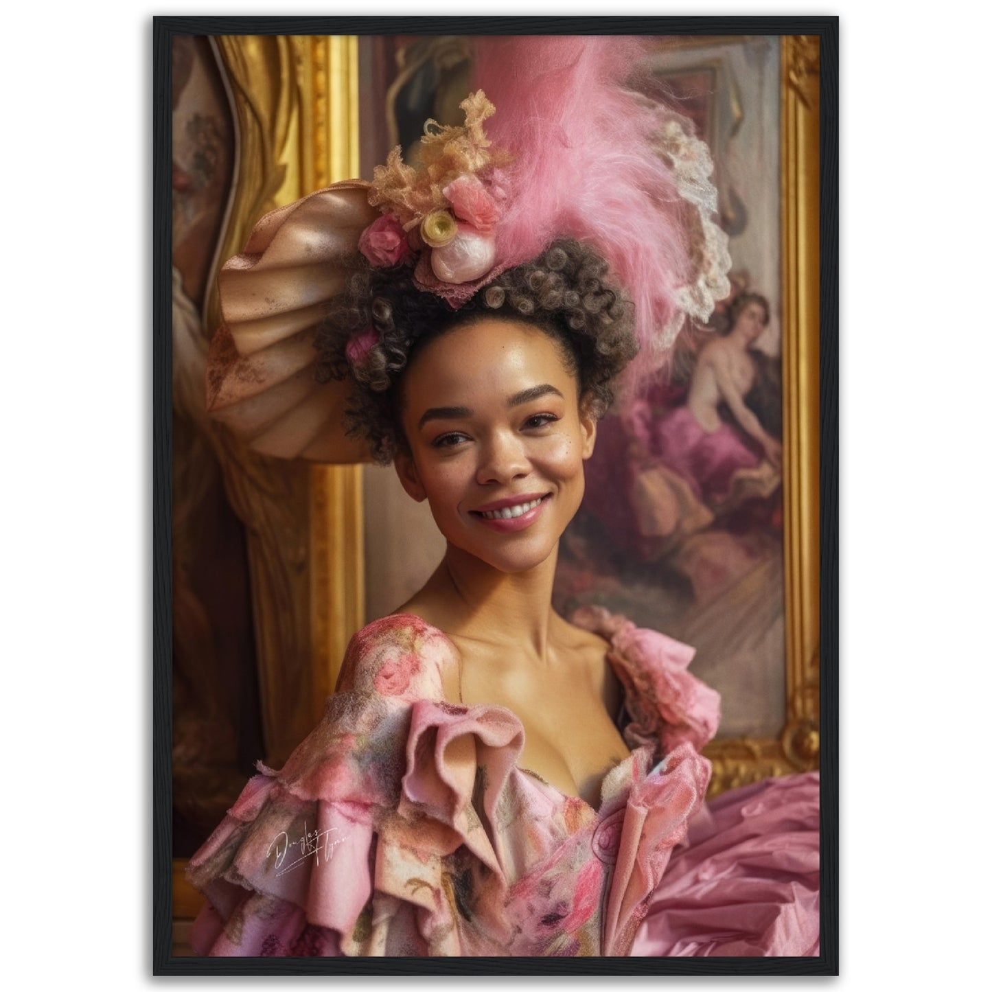 »Pastel Paradise of Rococo« poster