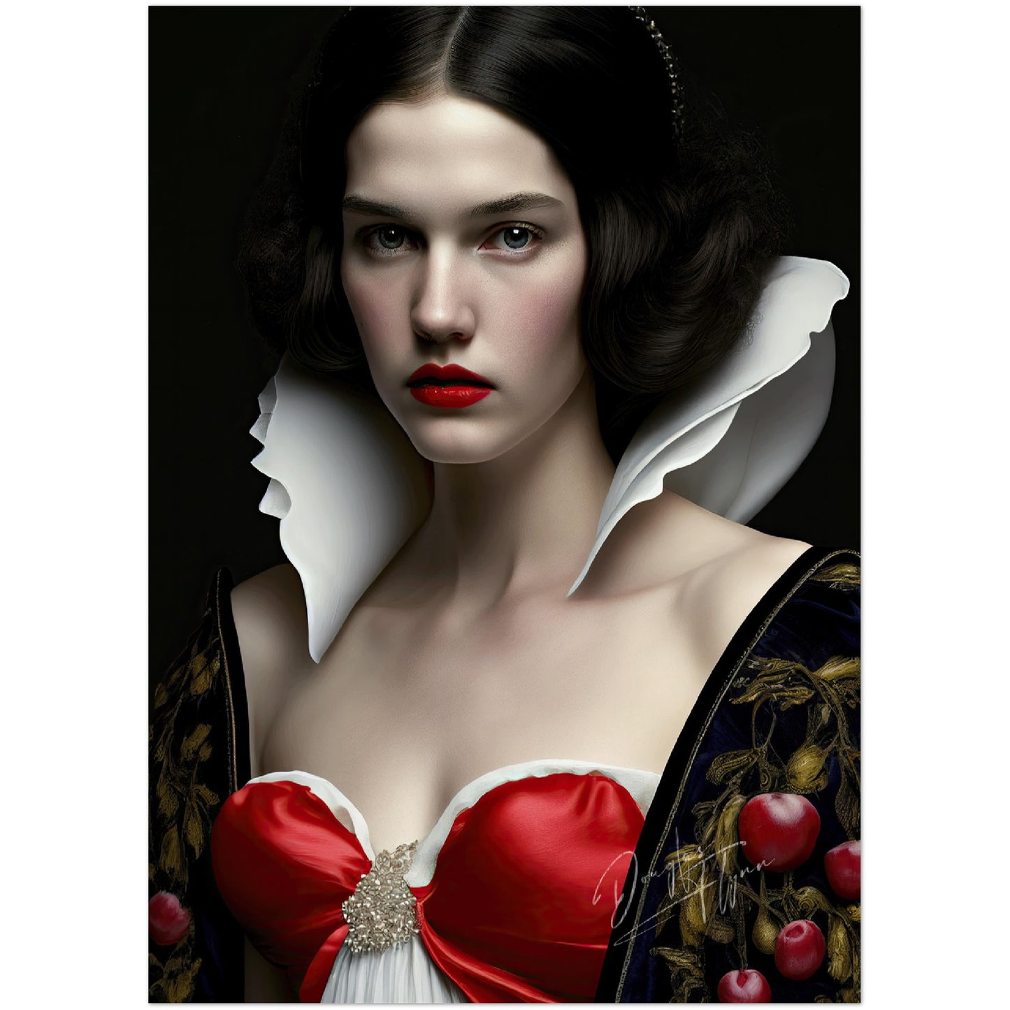 »Fairytale Glam« retro poster