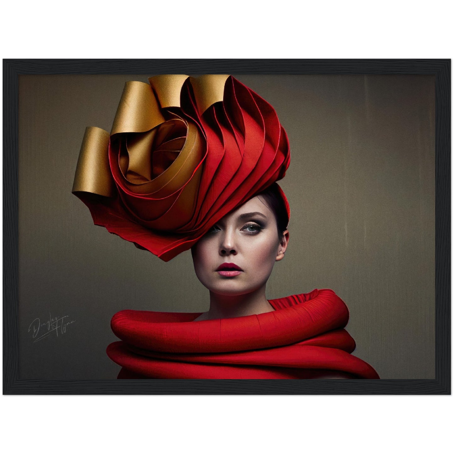 »Fiery Fashion« retro poster
