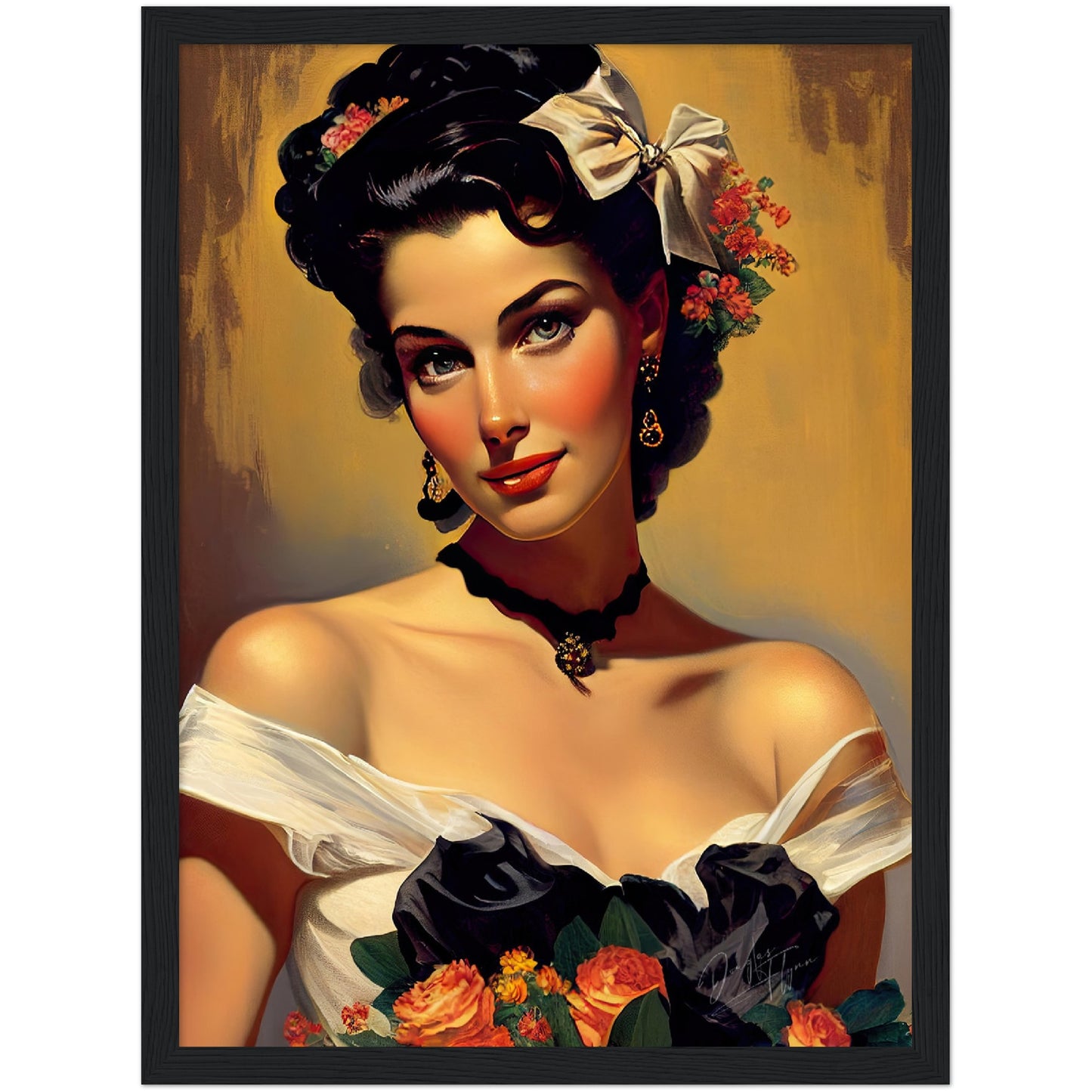 »Bridal Classy Look« retro poster
