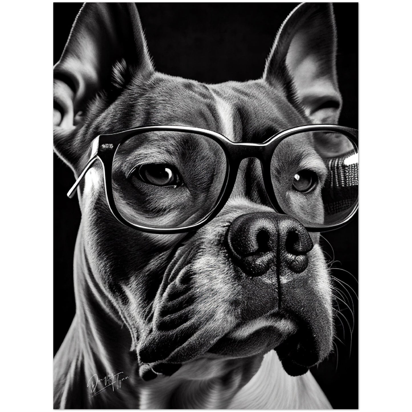 »Stylish Canine« retro poster