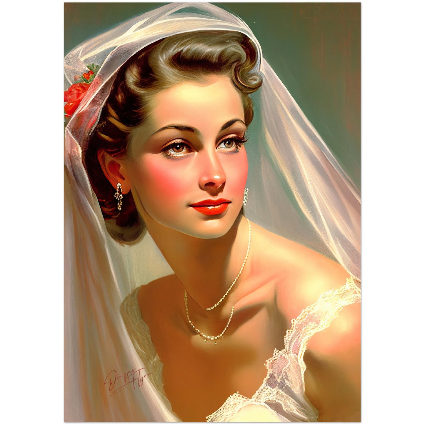 »Bride Dreams« retro poster