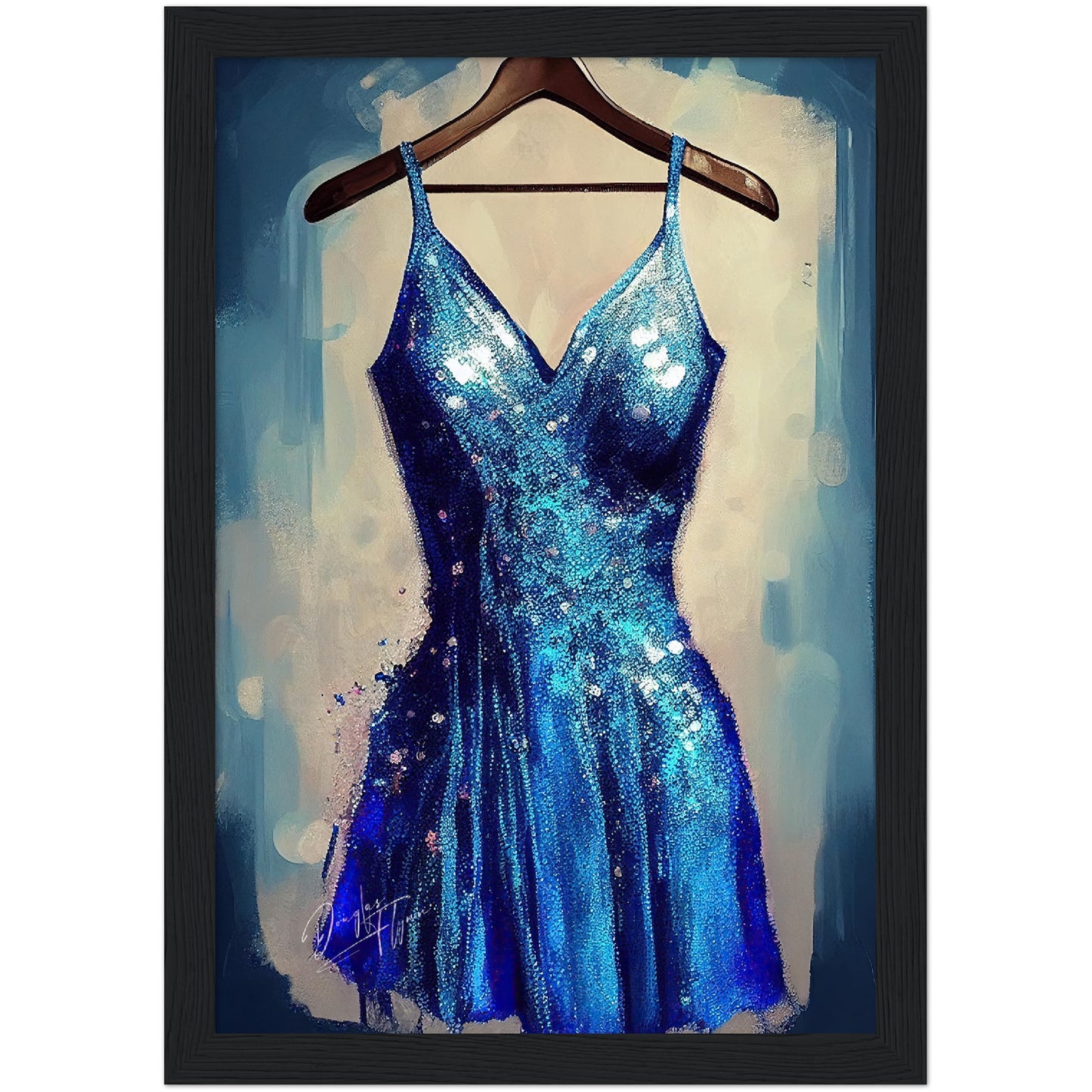 »Oceanic Glimmer Gown«
