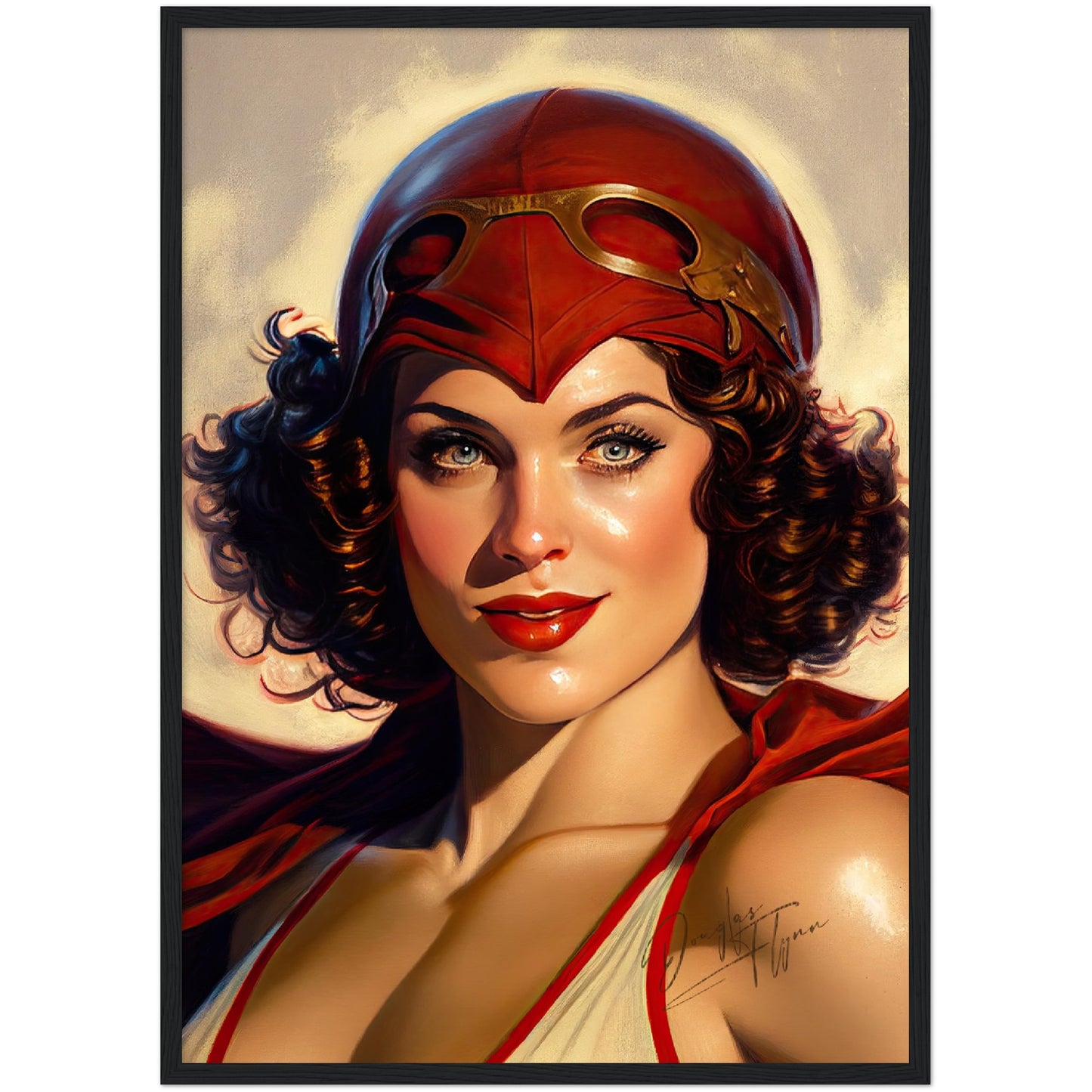 »The Scarlet Sentinel« retro poster