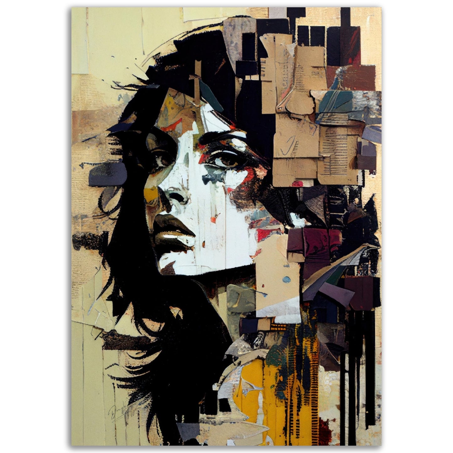 »Multifaceted Portrait« retroposter