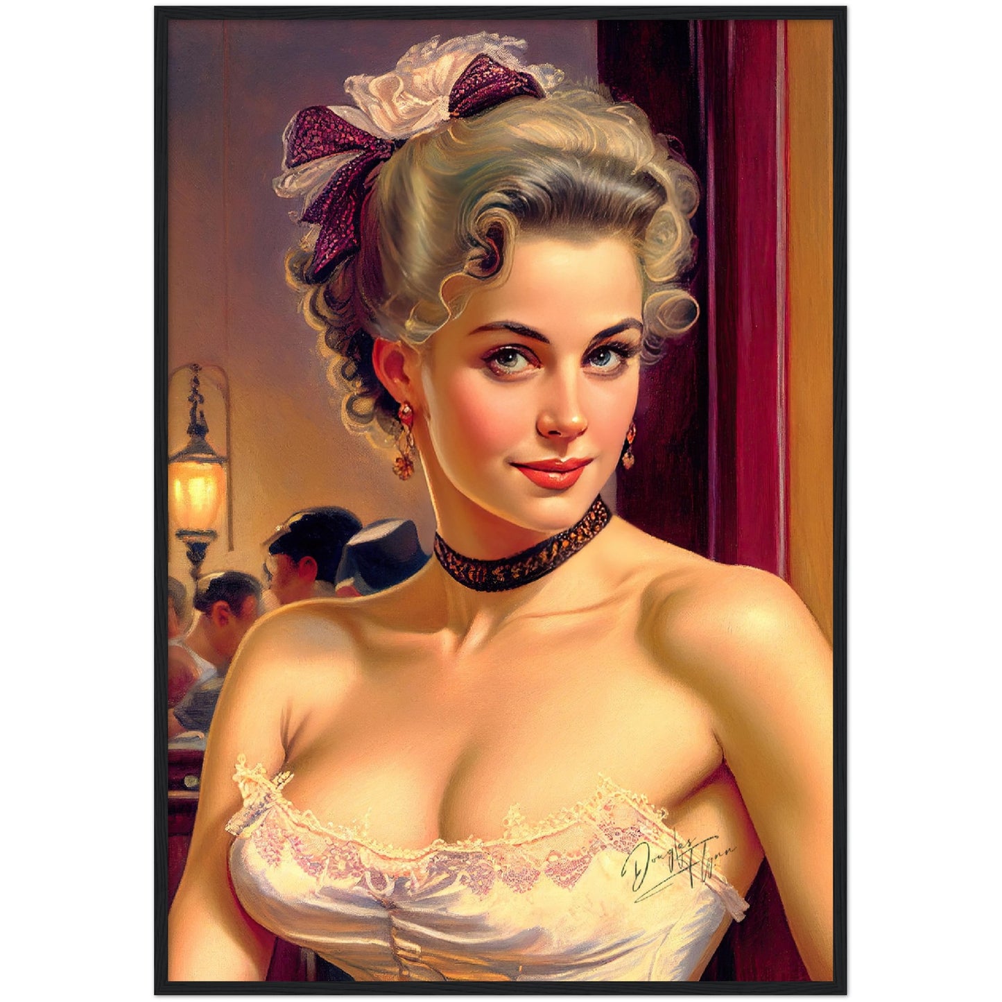 »Ruby Rendezvous« retro poster