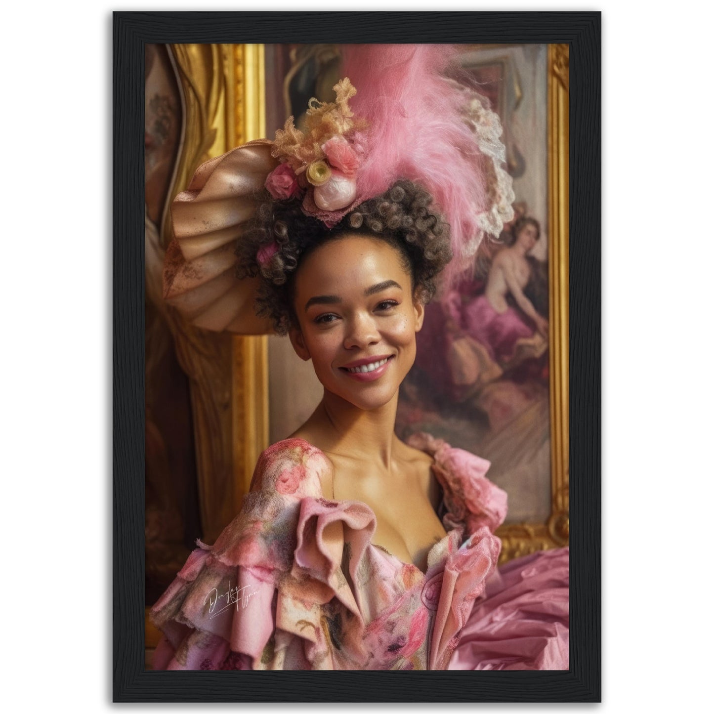 »Pastel Paradise of Rococo« poster