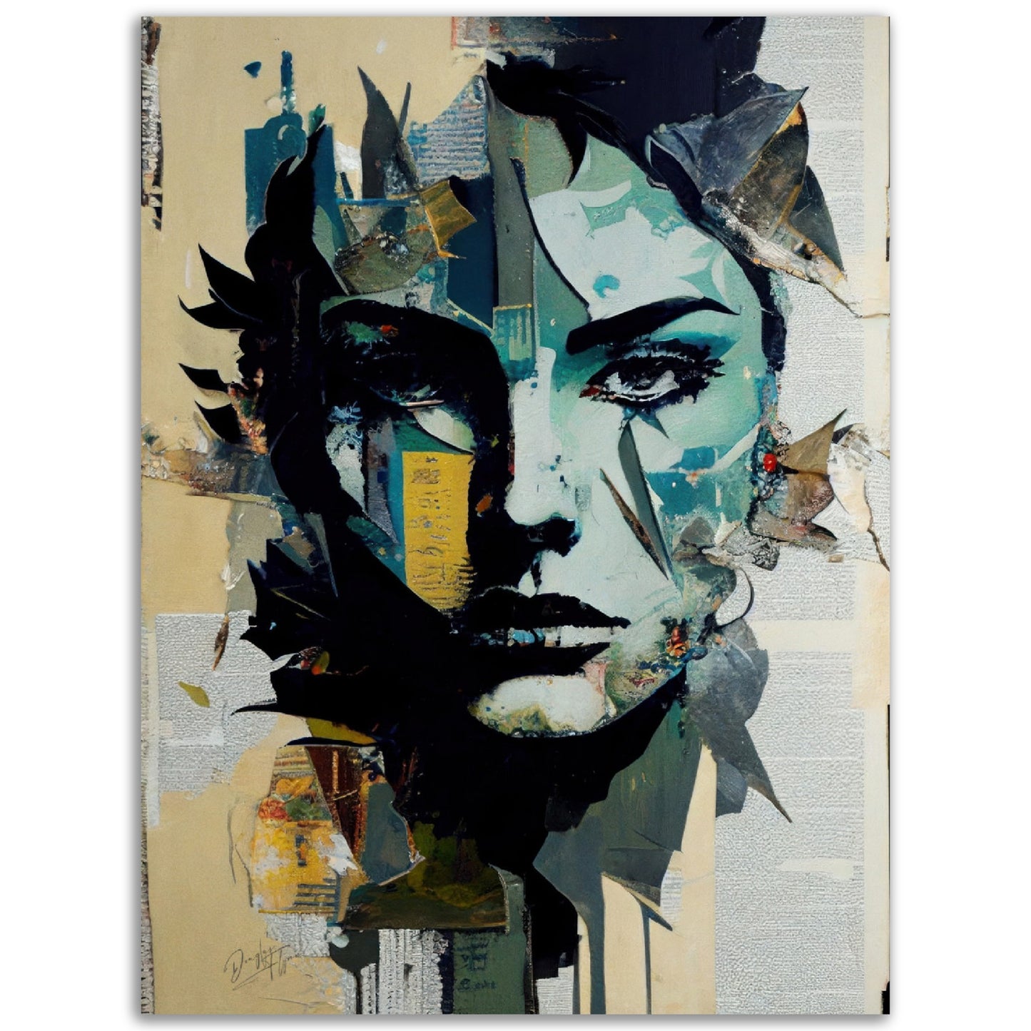 »Portrait Tapestry« retroposter