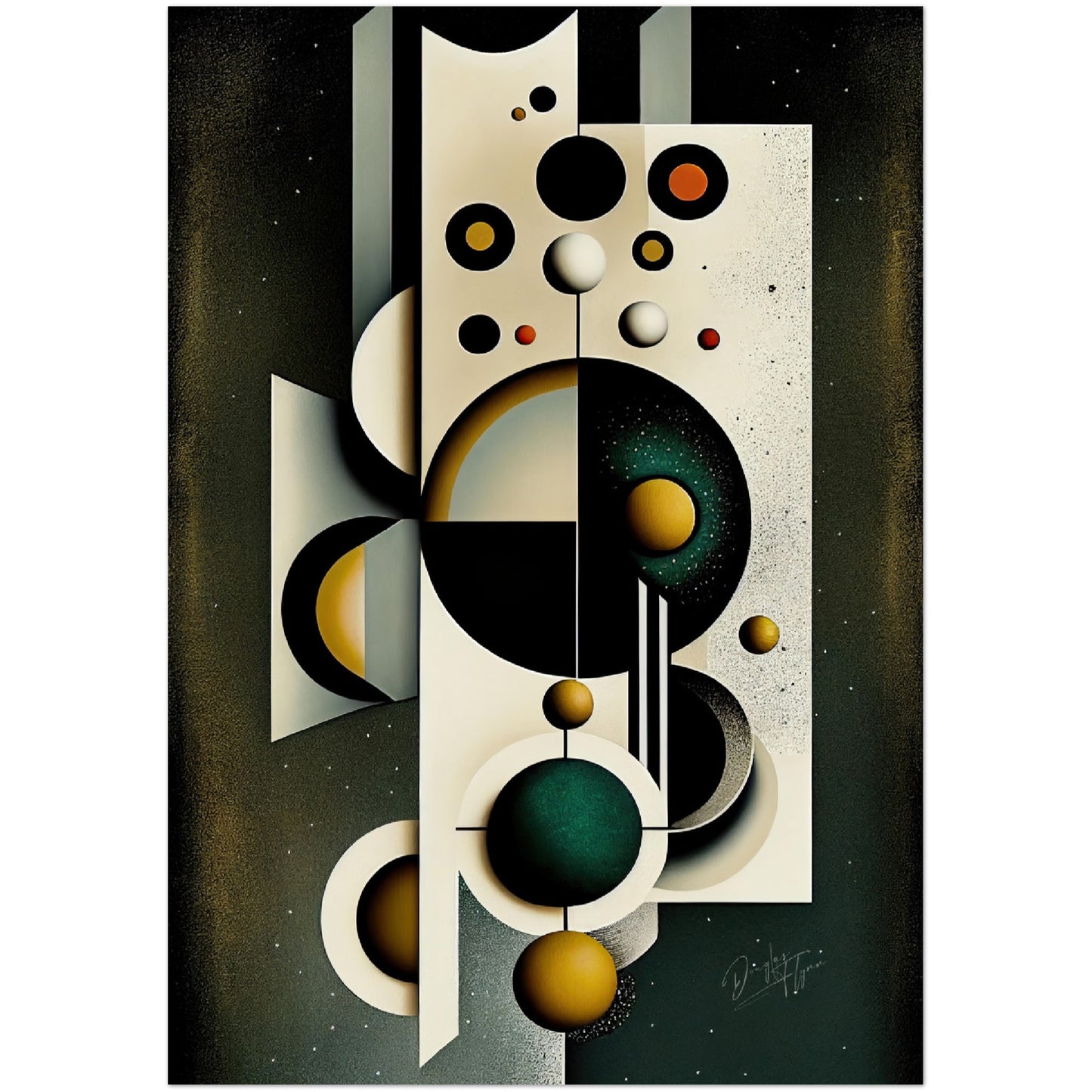 »Energetic Forms« retro poster