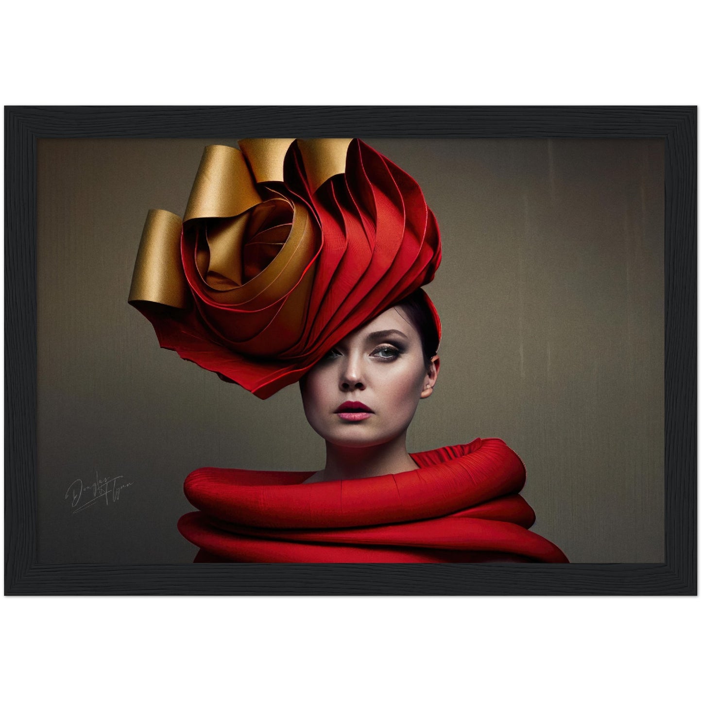 »Fiery Fashion« retro poster