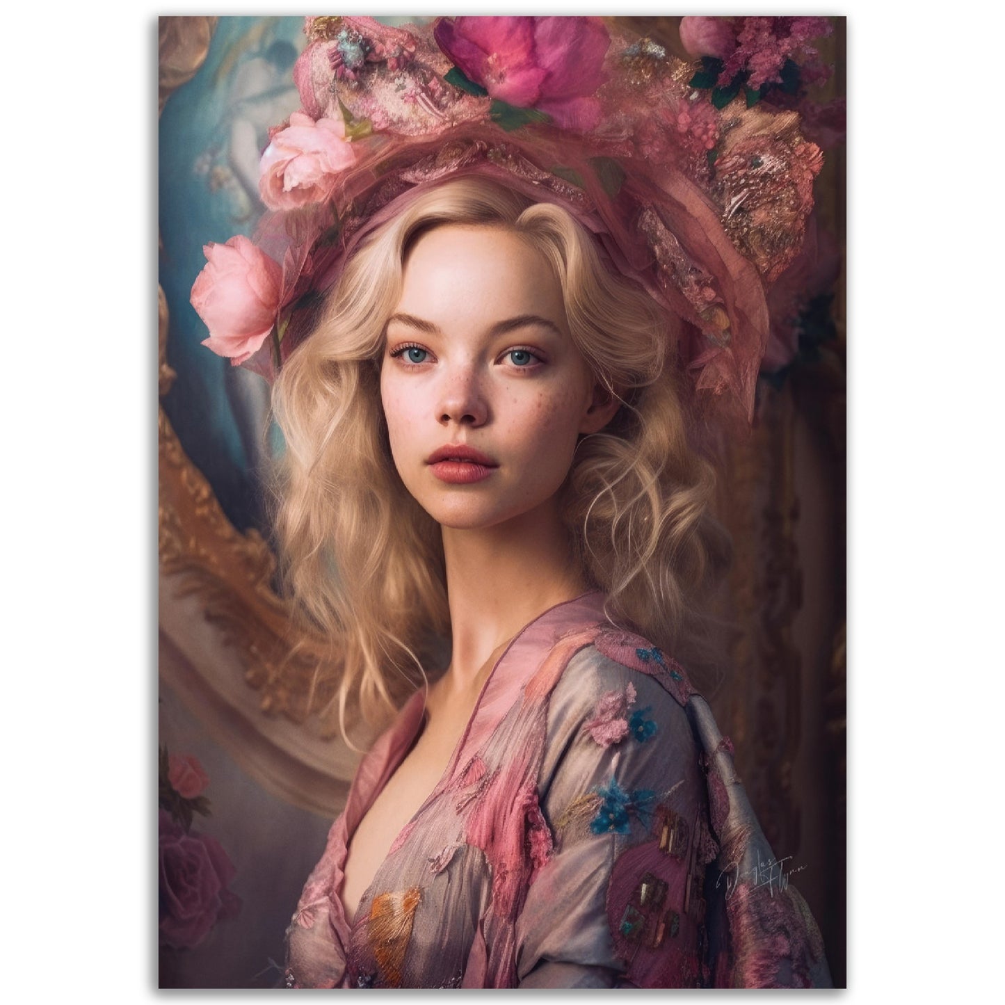 »Whimsical Courtly Delights« poster