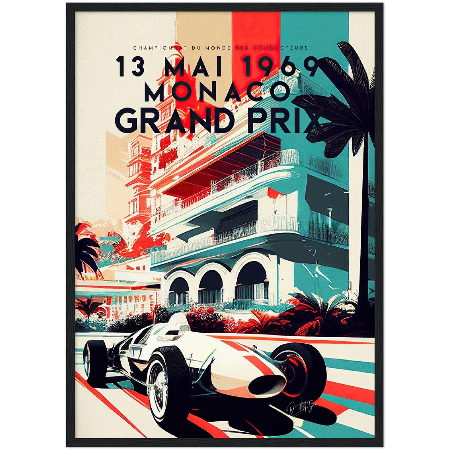 »Tales from the Track« retro poster