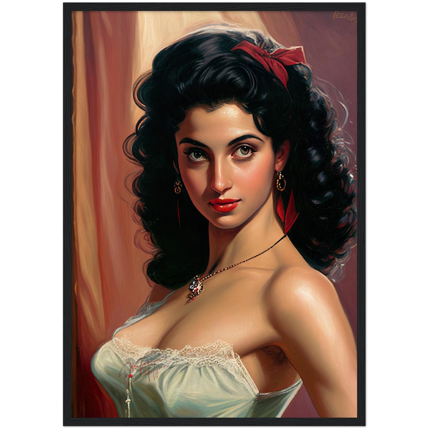 »Tex Temptress« retro poster