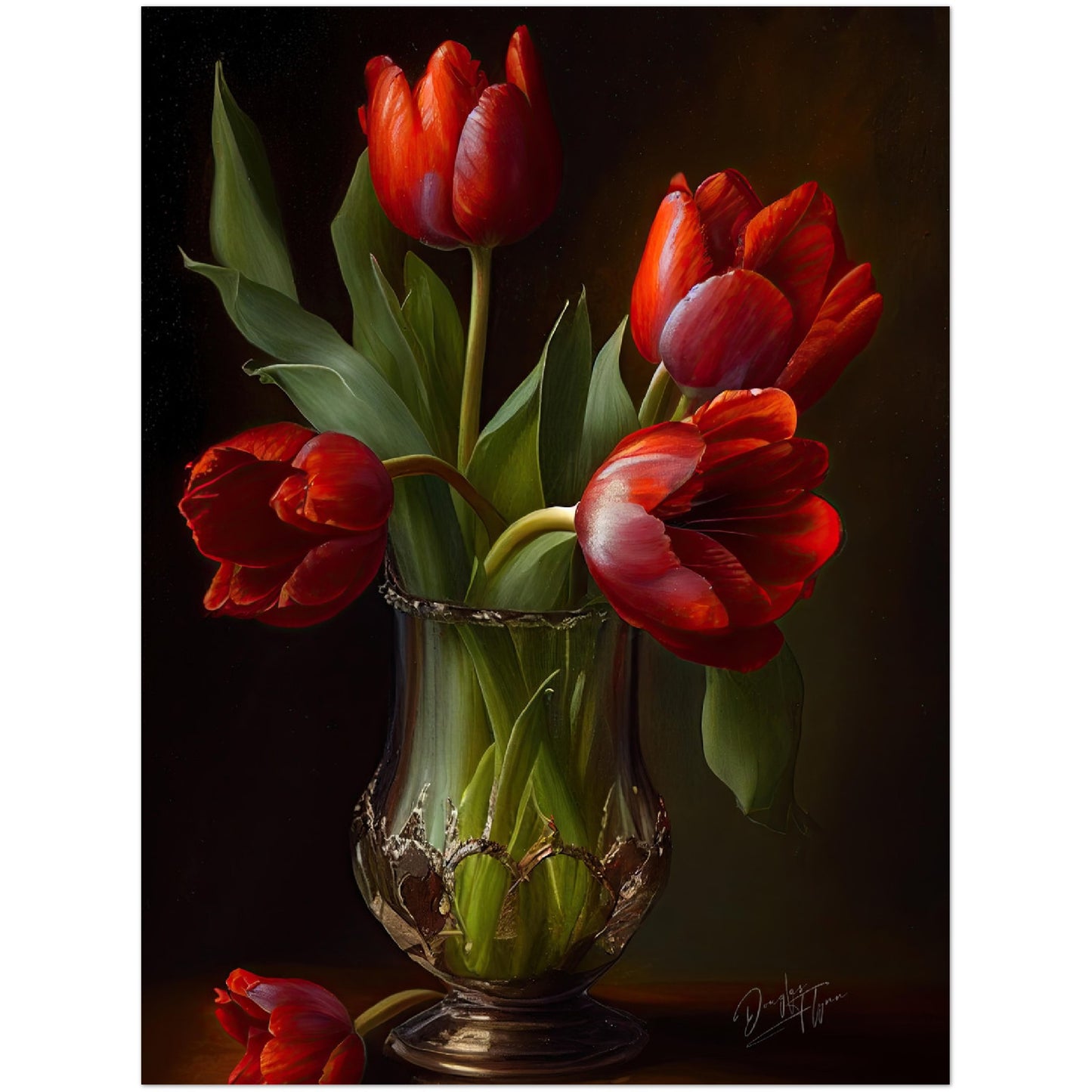 »Graceful Arrangement« retro poster