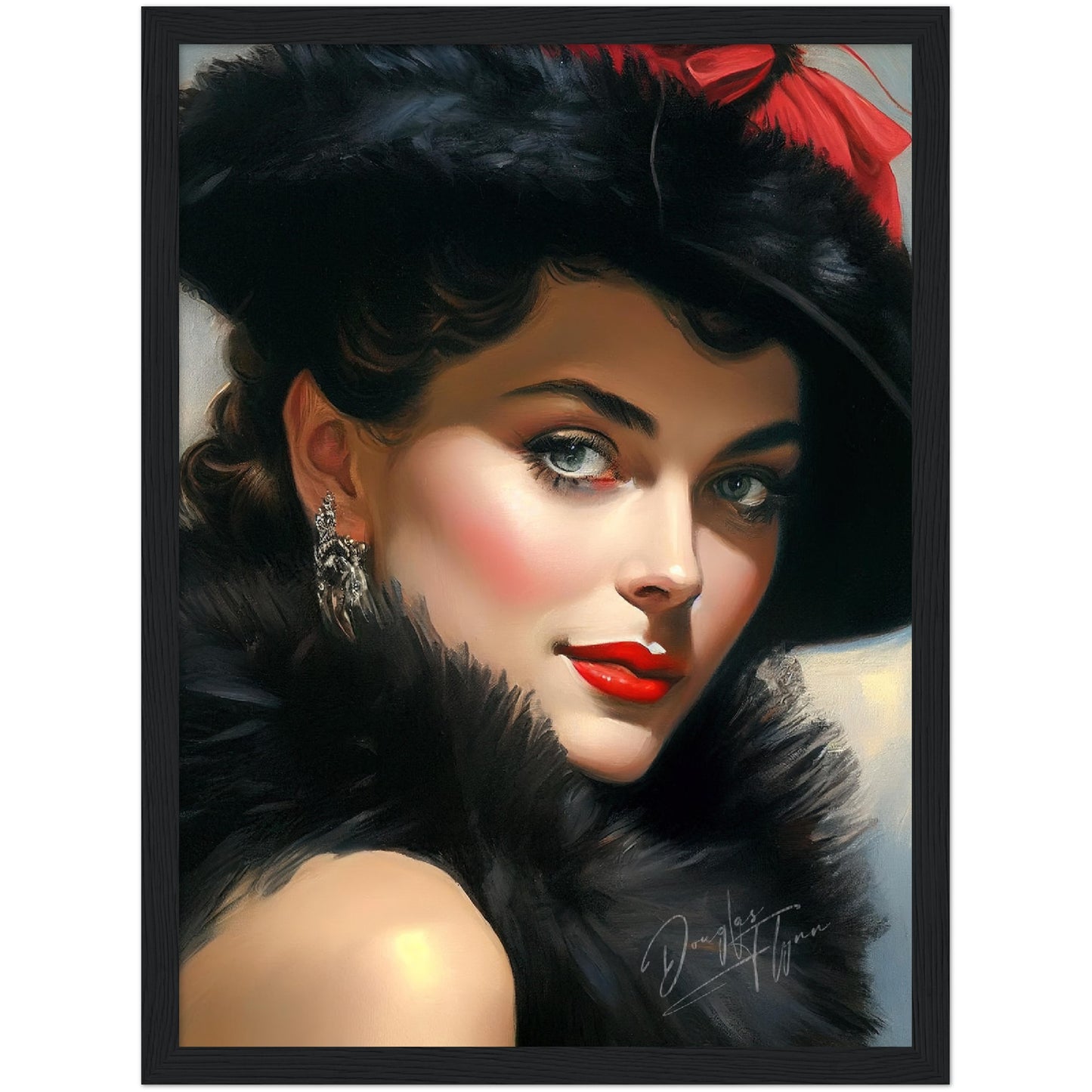 »Timeless Tessa« retro poster