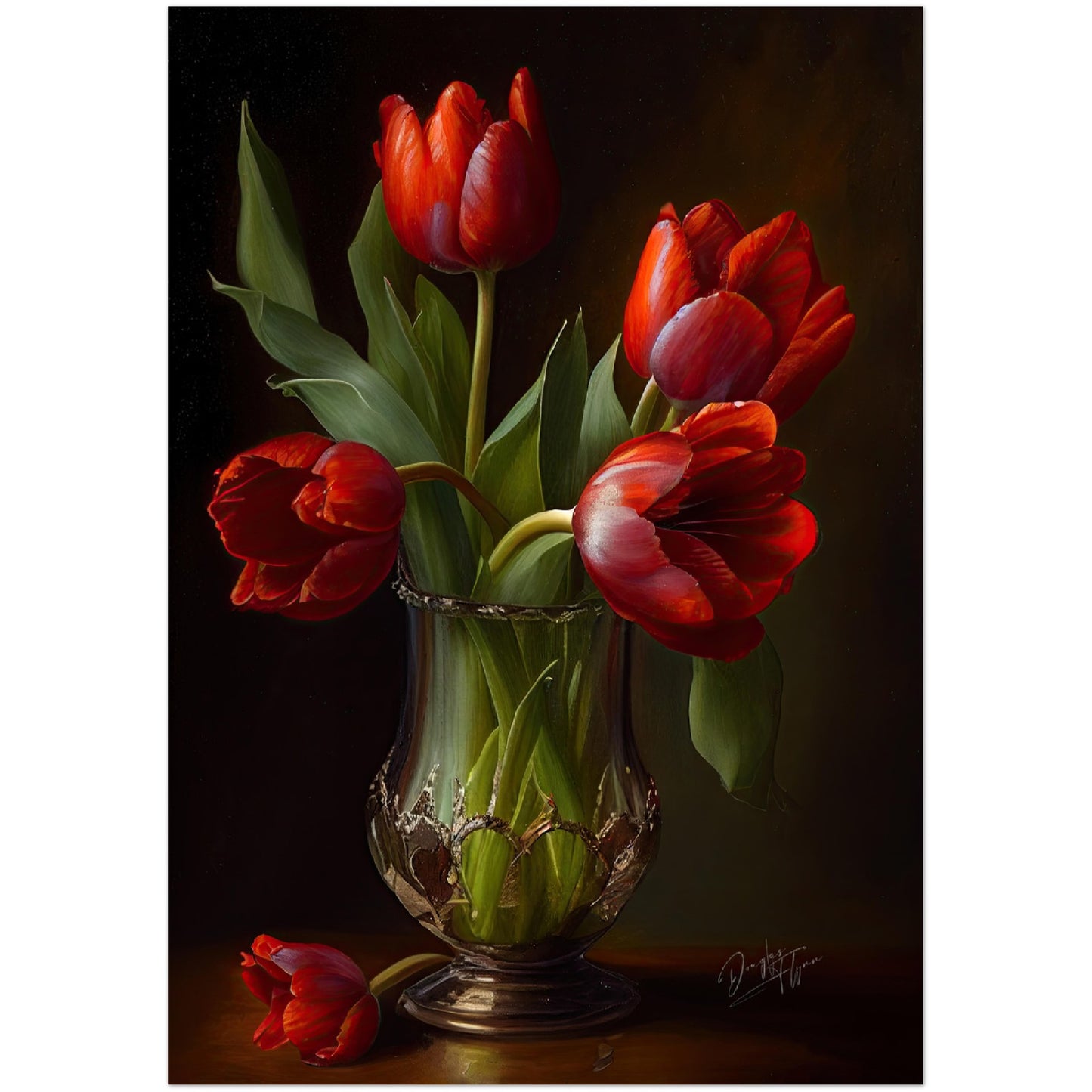 »Graceful Arrangement« retro poster