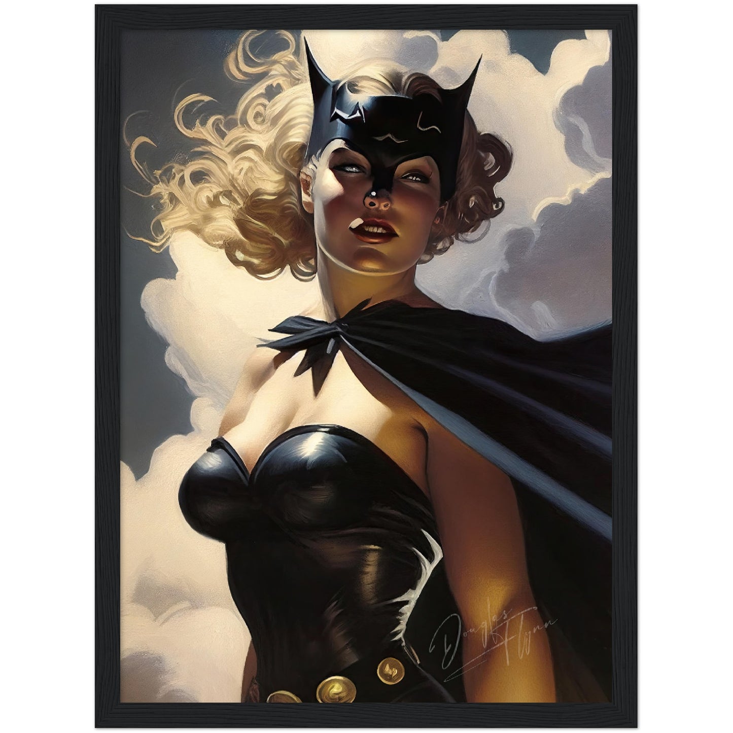 »Miss Mystery« retro poster