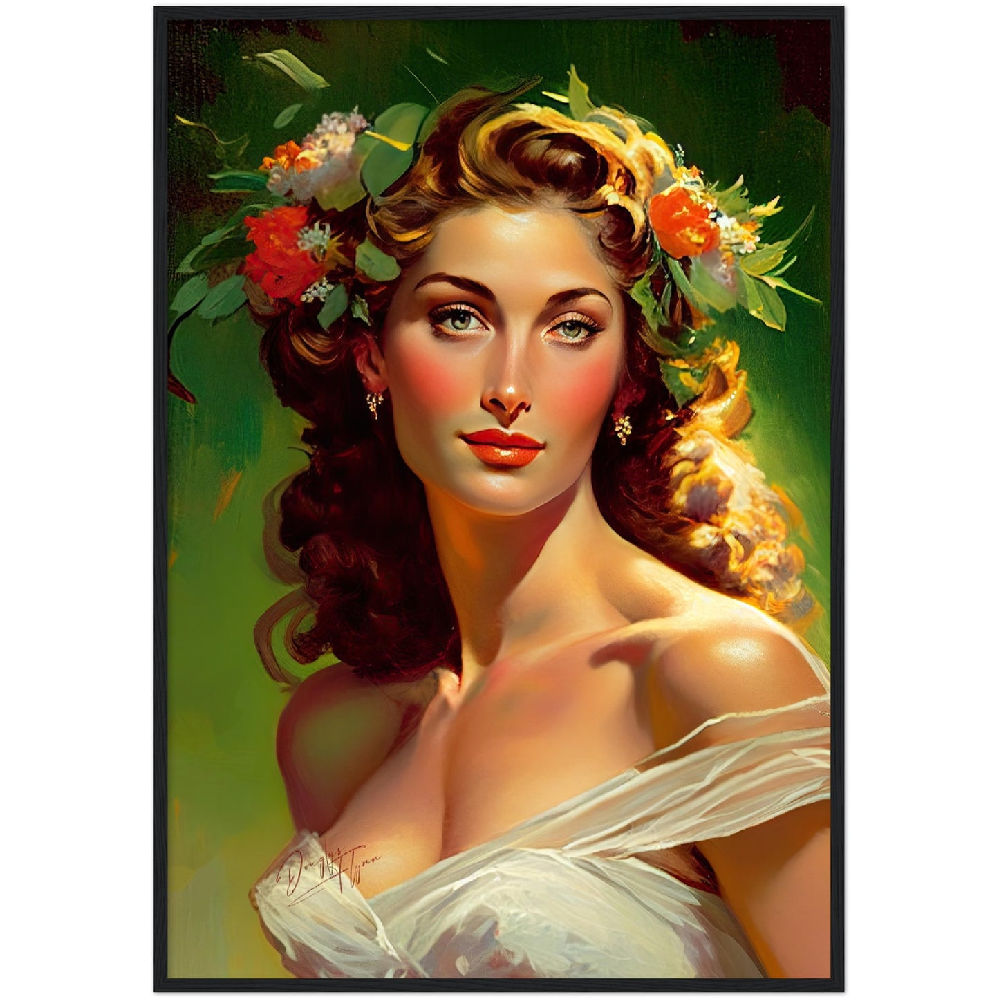 »Graceful Wedding« retro poster