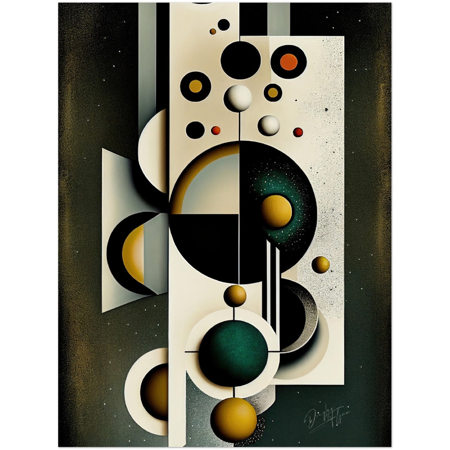 »Energetic Forms« retro poster