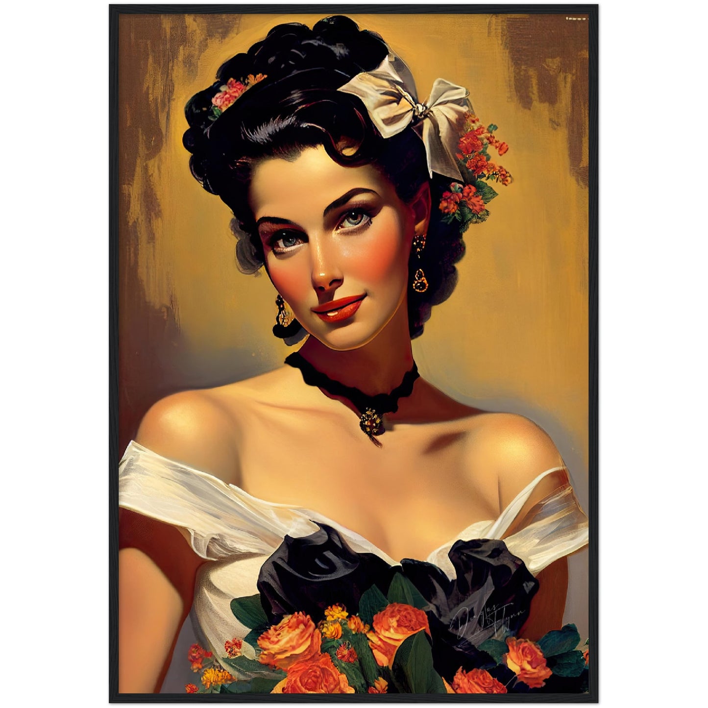»Bridal Classy Look« retro poster
