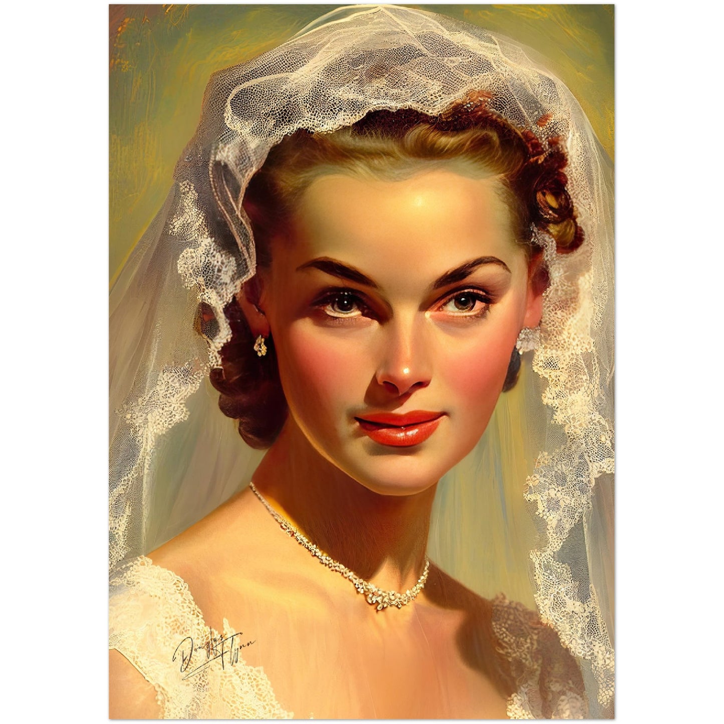 »Wedding Memories« retro poster