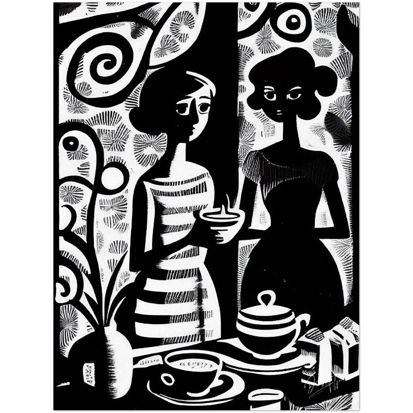 »Behind The Lyrics« retro poster