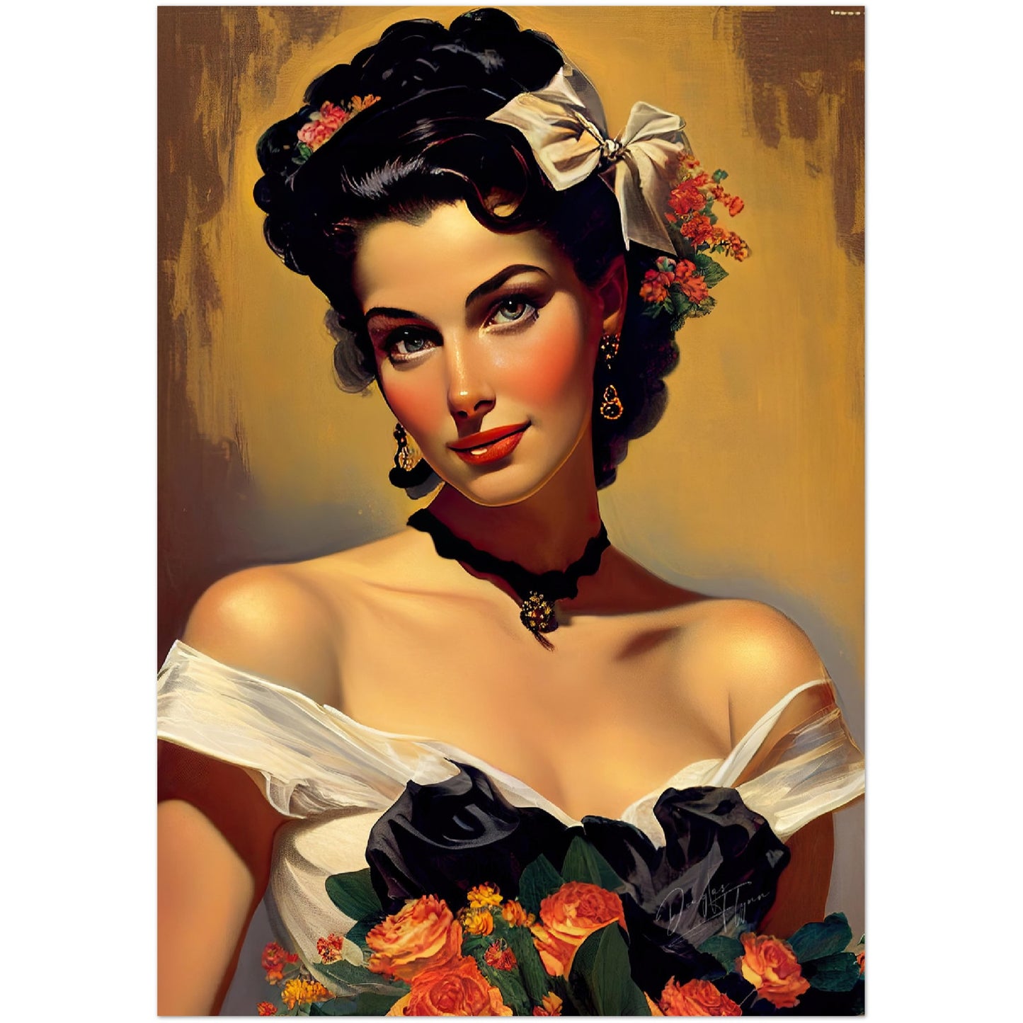 »Bridal Classy Look« retro poster
