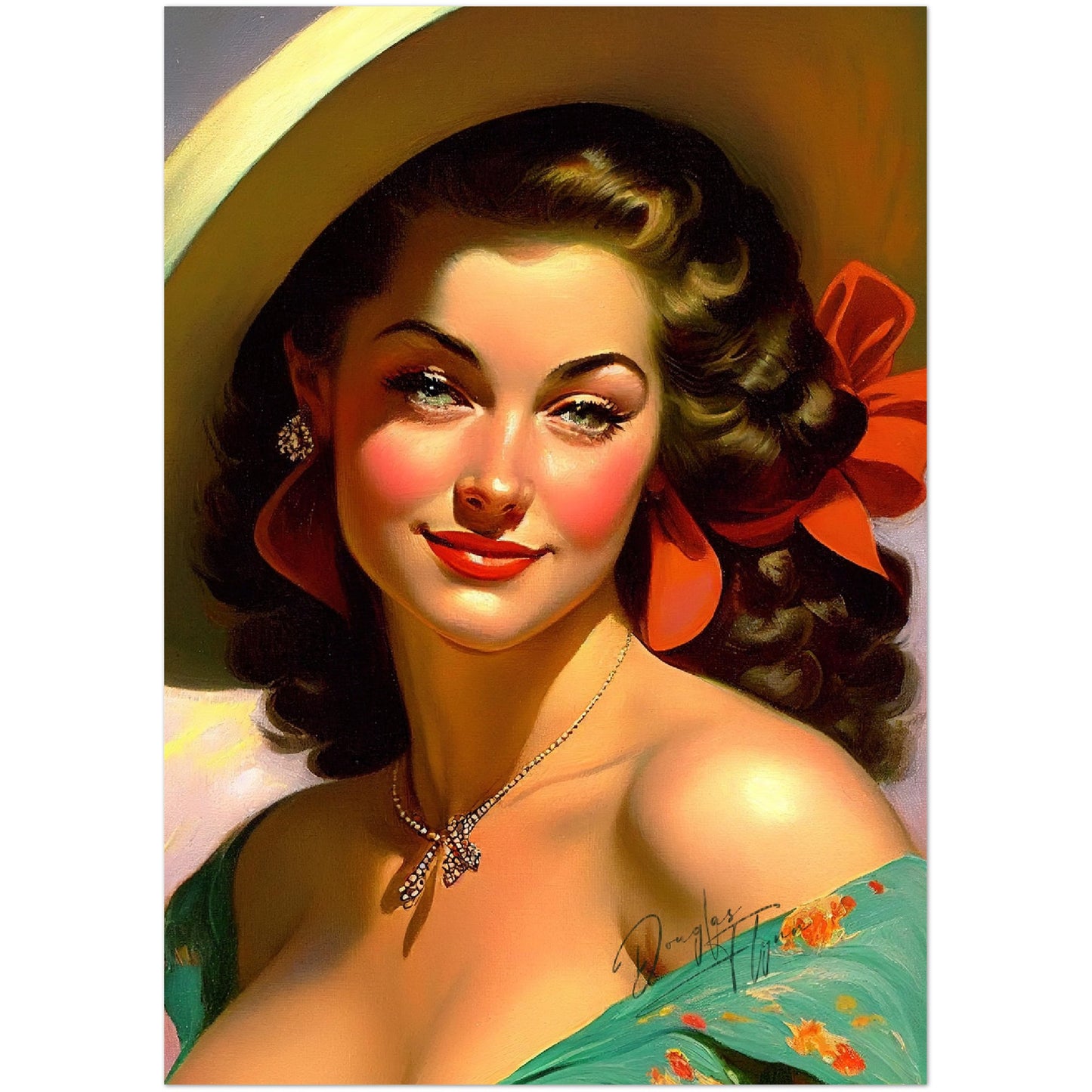 »Sensual Sophia« retro poster