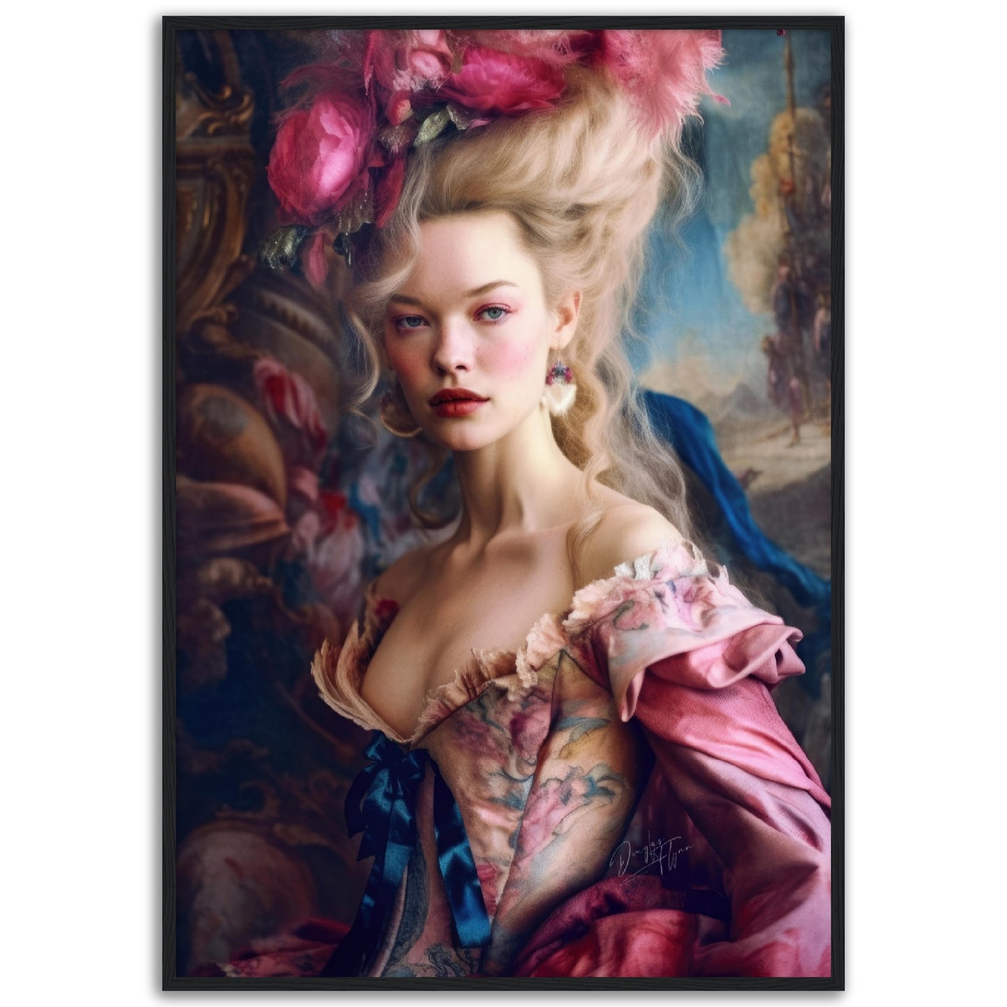 »Mythical Creatures in Rococo Realms« poster