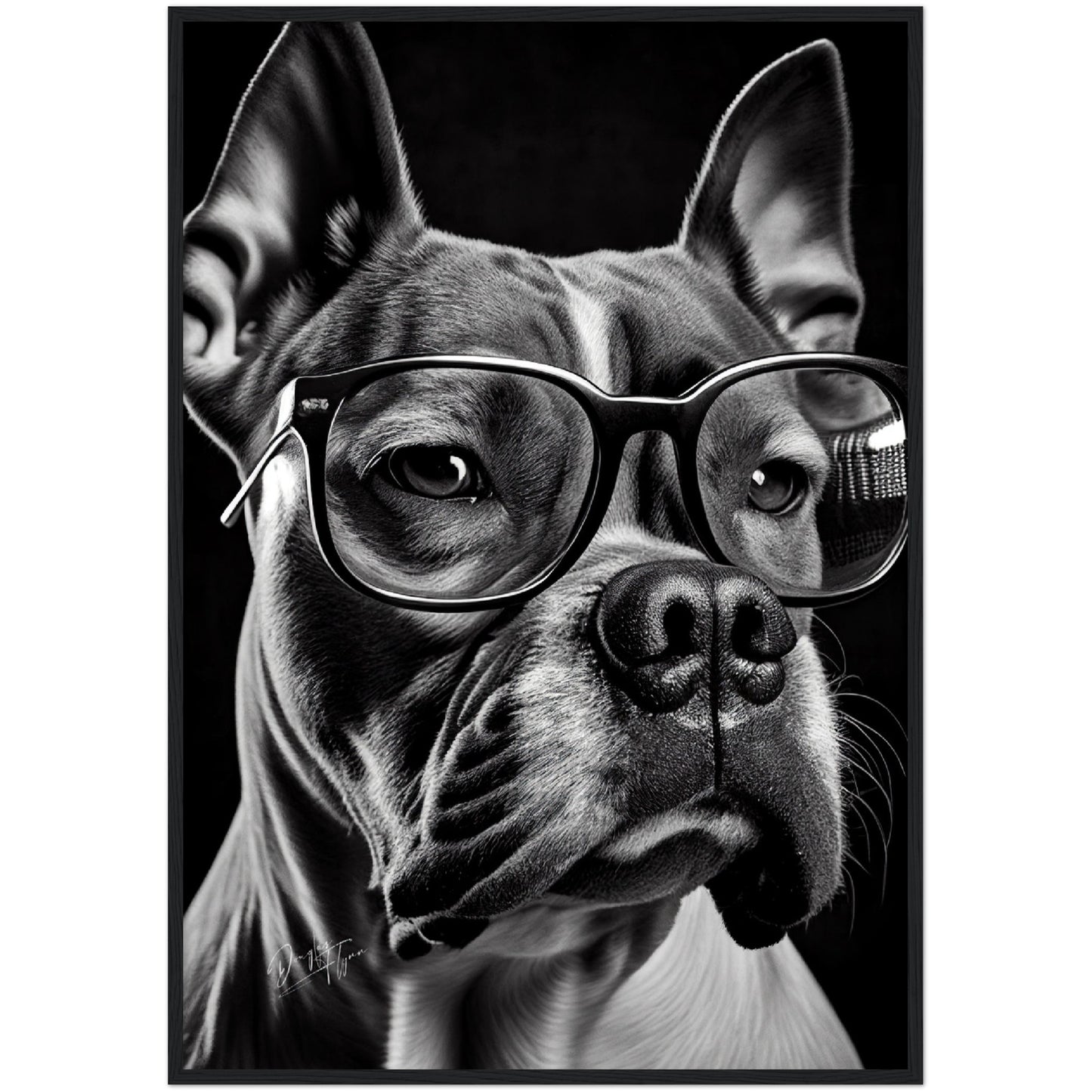 »Stylish Canine« retro poster